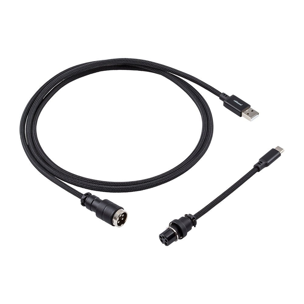 CableMod Pro Straight USB A to USB Type C 150cm Keyboard Cable - Midnight Black - كابل