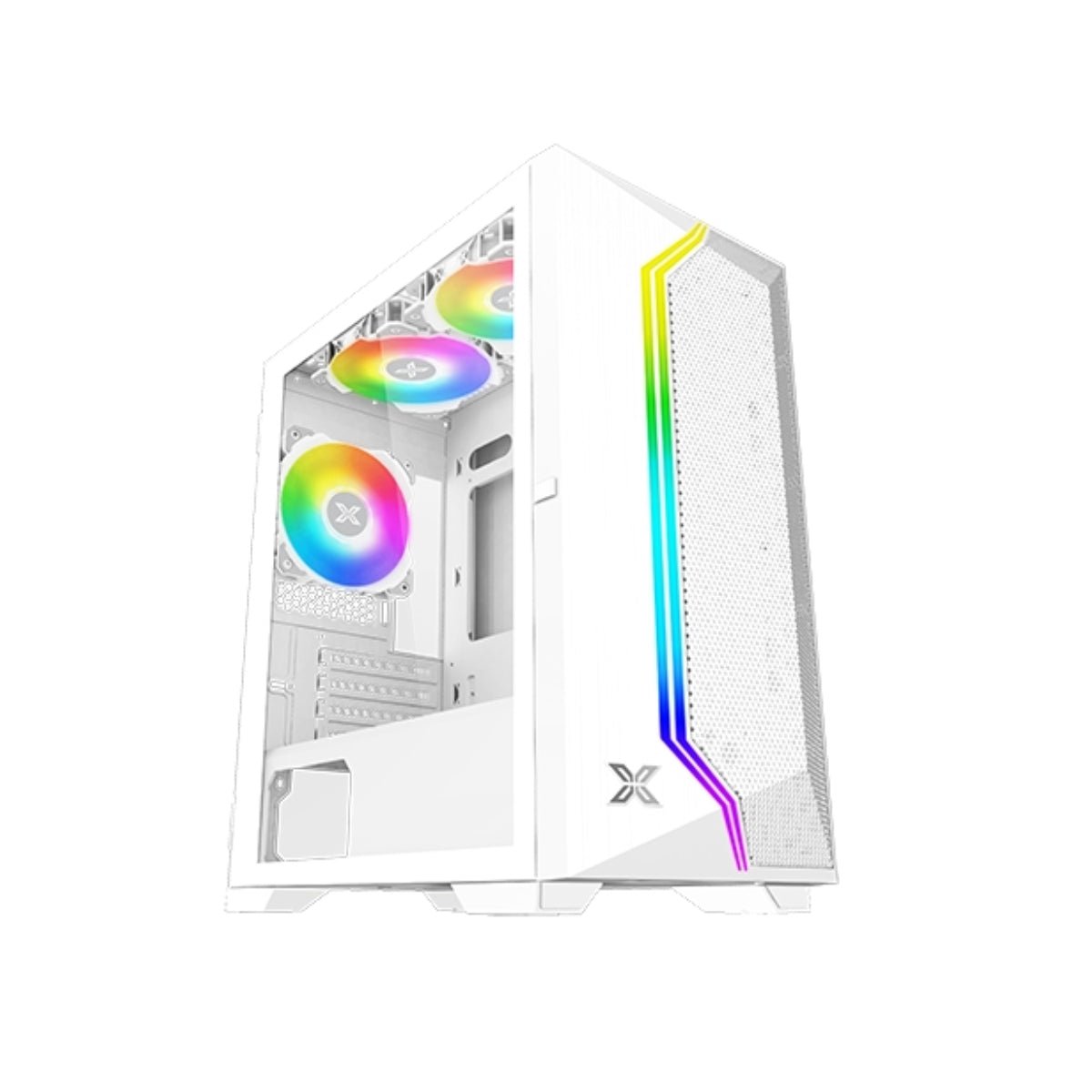 Xigmatek Gemini II Arctic Mid Tower Case - White - صندوق Xigmatek Gemini II Arctic Mid Tower Case - White - صندوق
