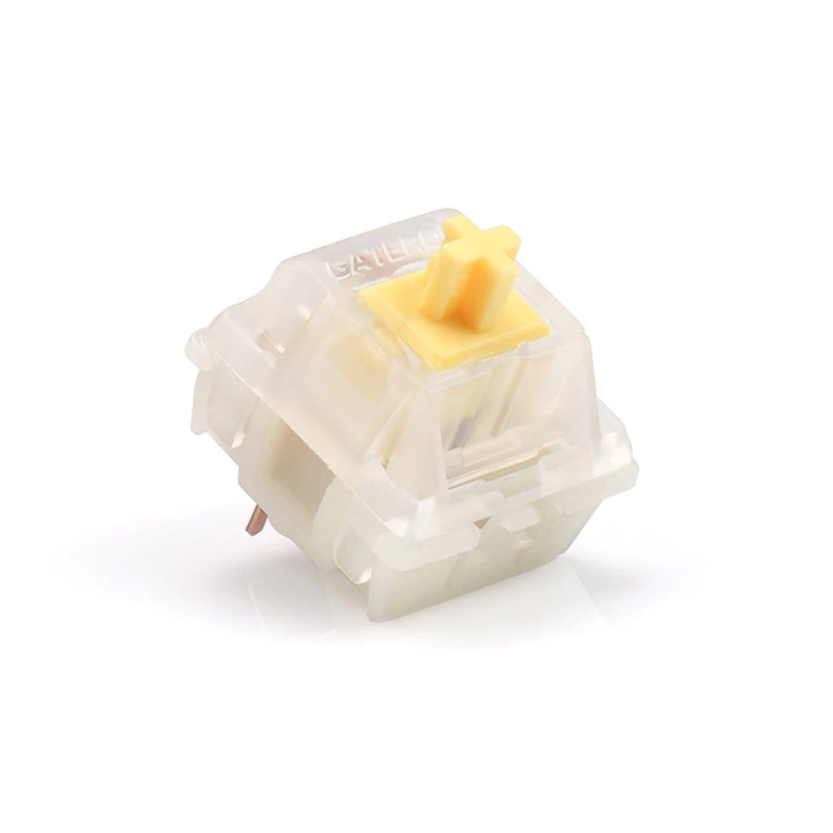 Gateron Linear Switches - Milky Yellow - 10 Pieces - مكبس لوحة مفاتيح Gateron Linear Switches - Milky Yellow - 10 Pieces - مكبس لوحة مفاتيح