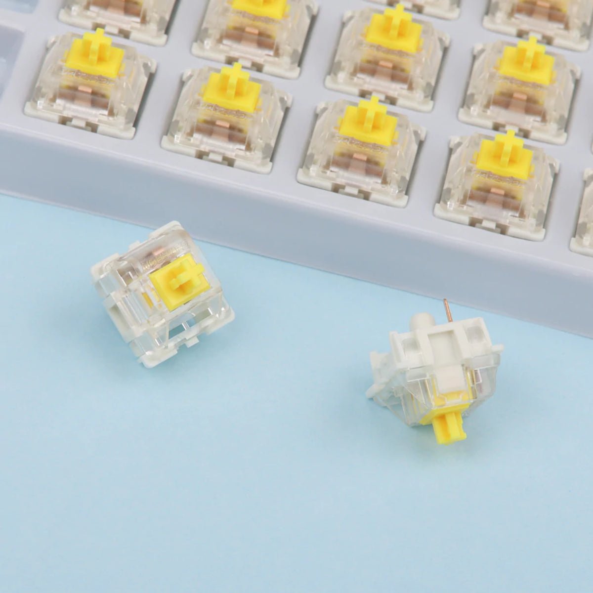 KBD Fans Gateron Pro Pre-Lubed Linear Switches - Yellow - Store 974 | ستور ٩٧٤