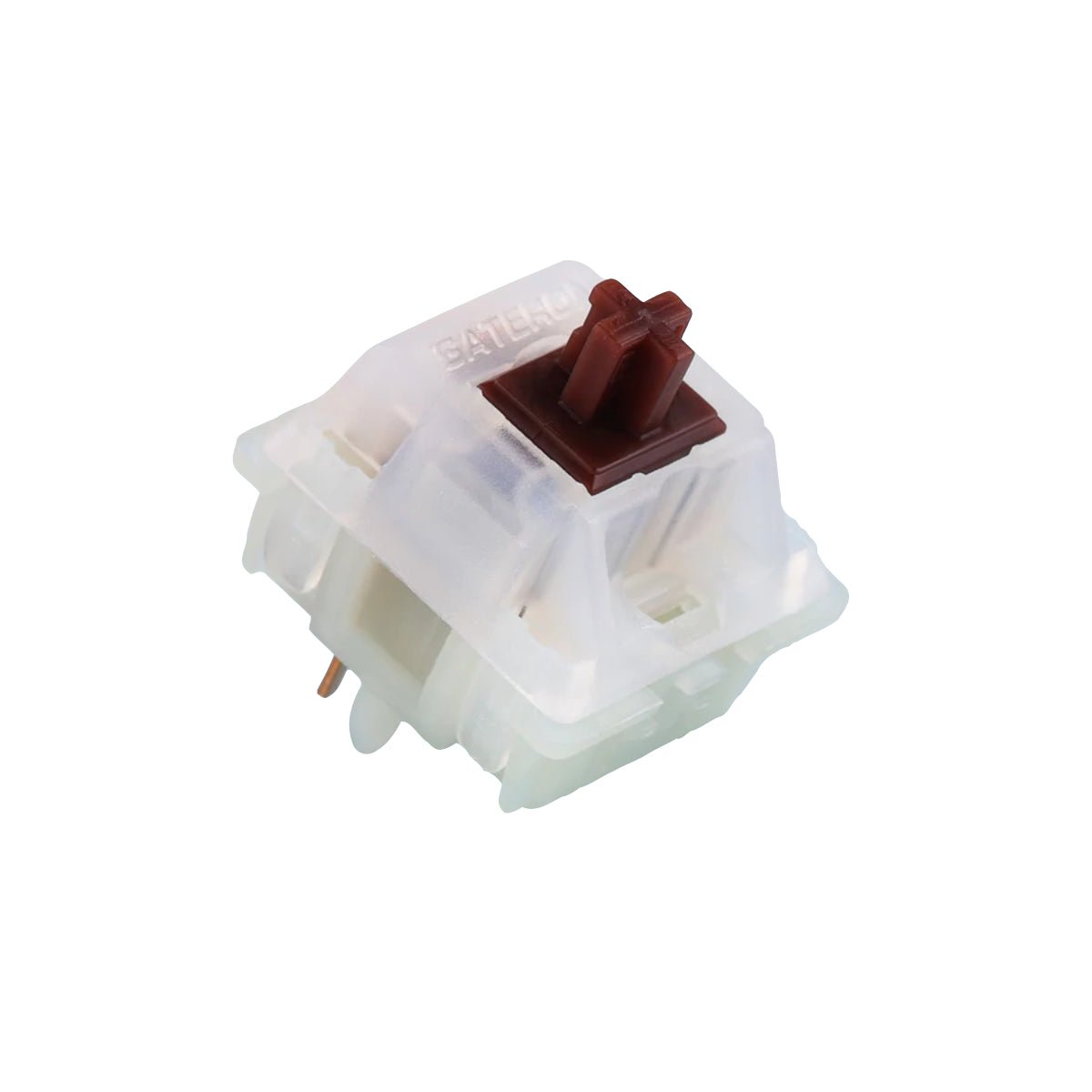 Gateron Milky Housing Switches - Brown - 10 Pieces - مكبس لوحة مفاتيح Gateron Milky Housing Switches - Brown - 10 Pieces - مكبس لوحة مفاتيح