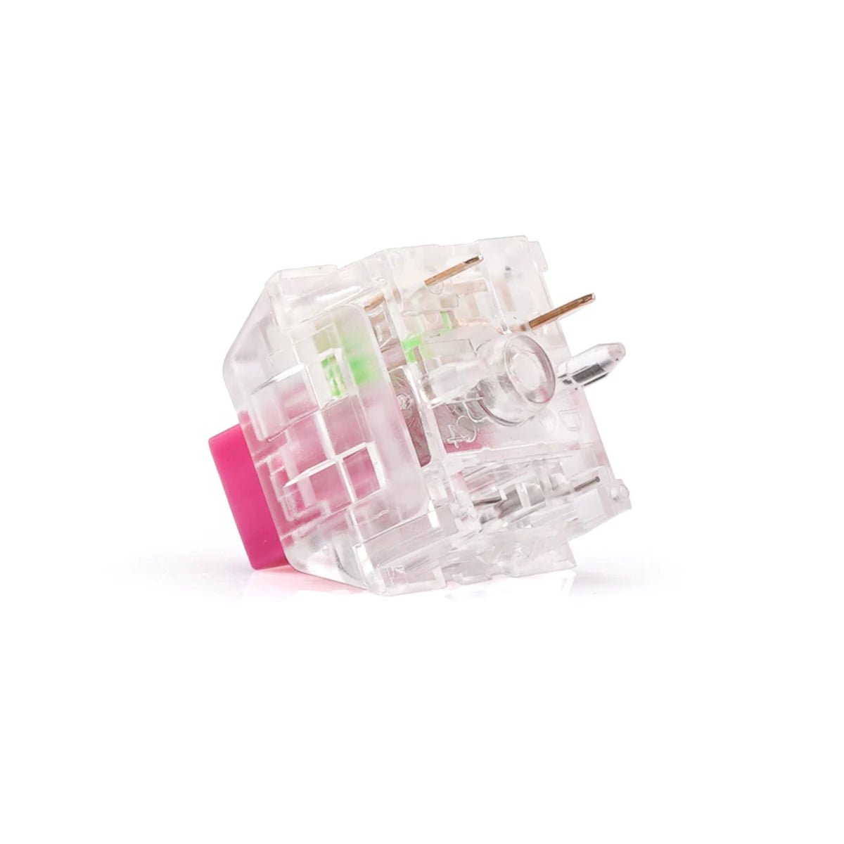 Kailh Box Crystal Switches - Pink - 10 Pieces - مكبس لوحة مفاتيح Kailh Box Crystal Switches - Pink - 10 Pieces - مكبس لوحة مفاتيح