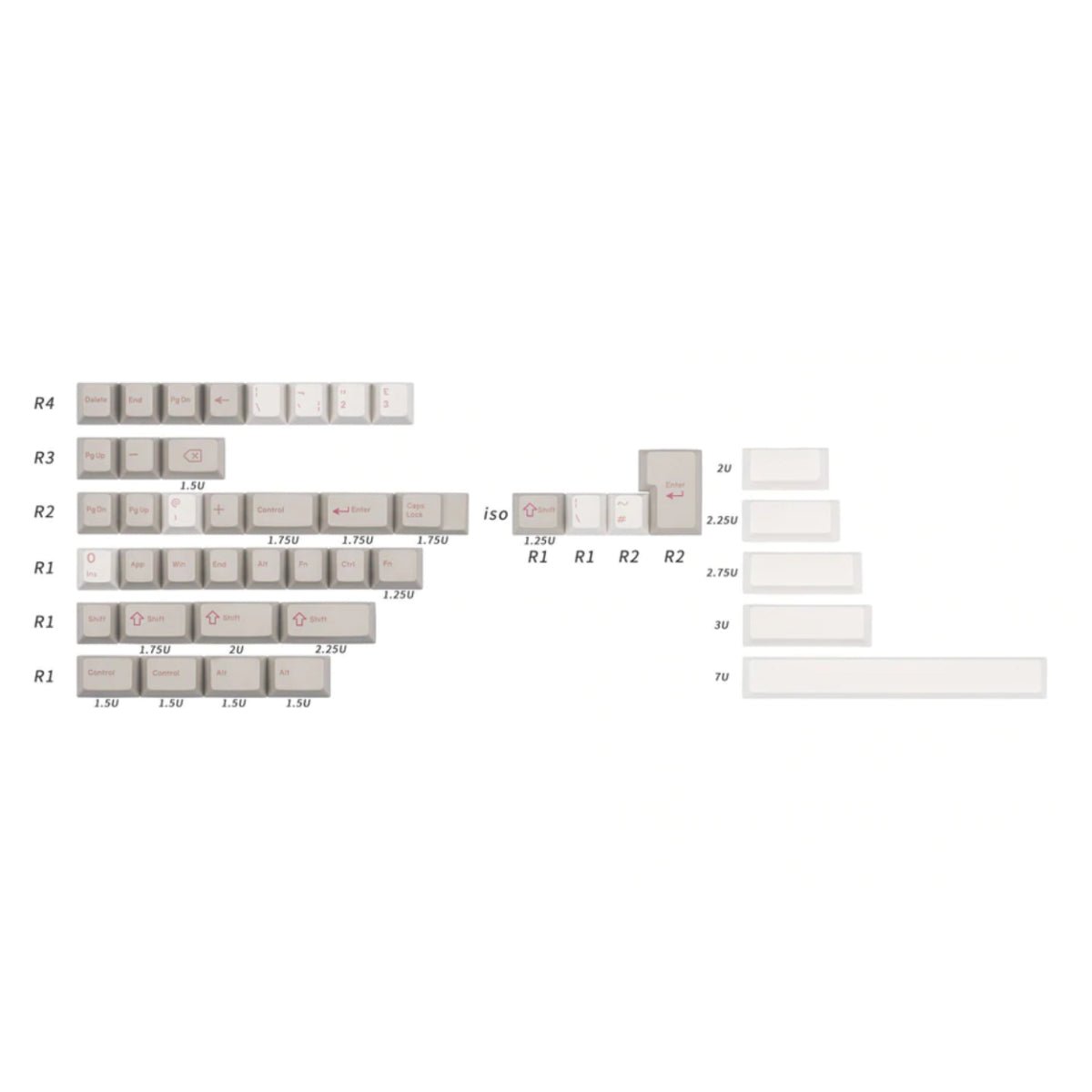 KBD Fans EnjoyPBT Arabic DYE-Sub Keycaps Set (147 keys) - Store 974 | ستور ٩٧٤