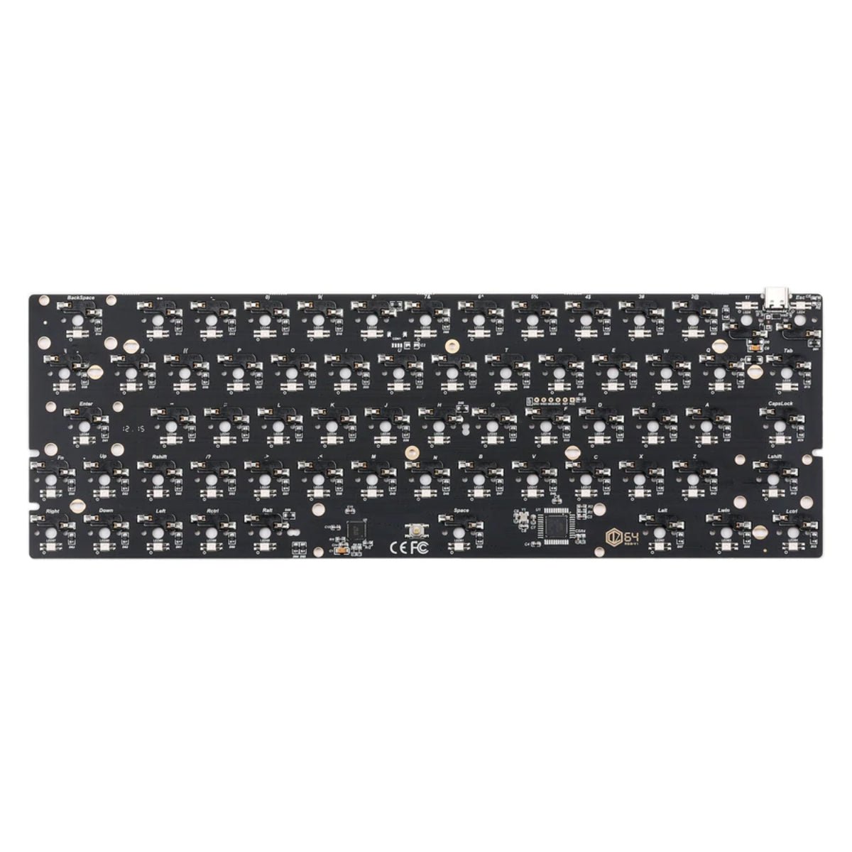DZ64 RGB Hot-Swap PCB - أكسسوار لوحة مفاتيح DZ64 RGB Hot-Swap PCB - أكسسوار لوحة مفاتيح