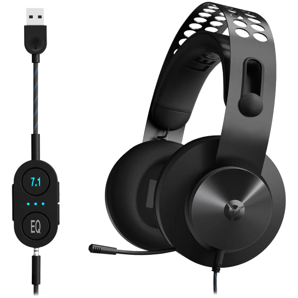 Lenovo Legion H500 Pro 7.1 سماعة ألعاب الصوت المحيطة - Iron Gray - Smauة Lenovo Legion H500 Pro 7.1 سماعة ألعاب الصوت المحيطة - Iron Gray - Smauة