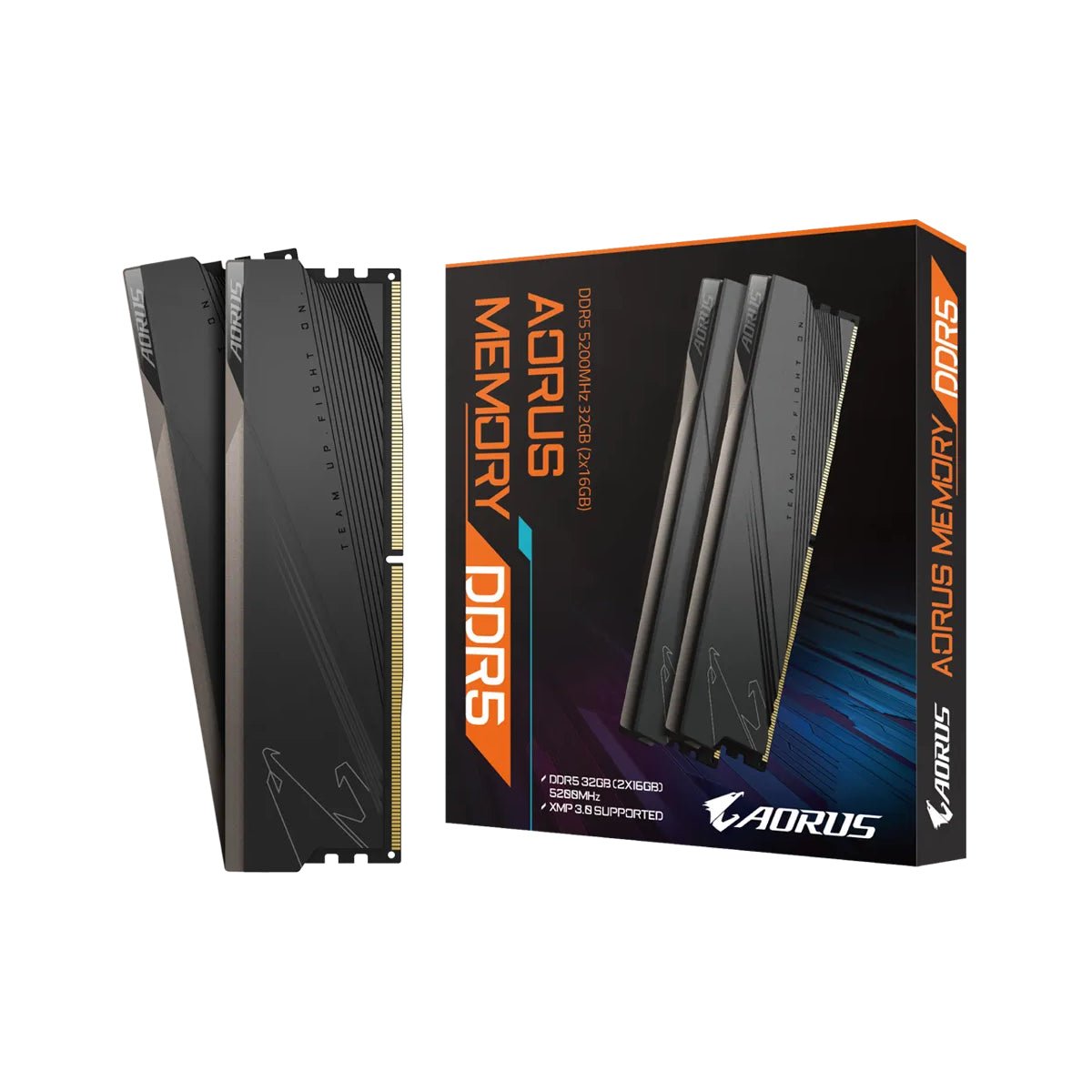Gigabyte Aorus Memory DDR5 32GB (2x16GB) 5200MHz - Gray - Store 974 | ستور ٩٧٤