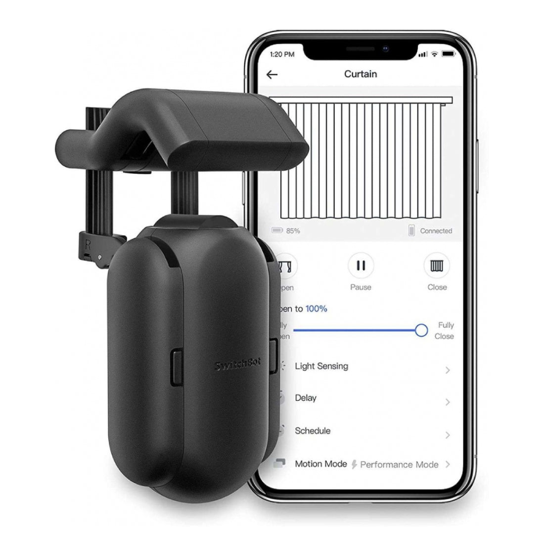 SwitchBot Rod 2 Curtain Smart Wireless Robot - Black - أكسسوارات ذكية SwitchBot Rod 2 Curtain Smart Wireless Robot - Black - أكسسوارات ذكية