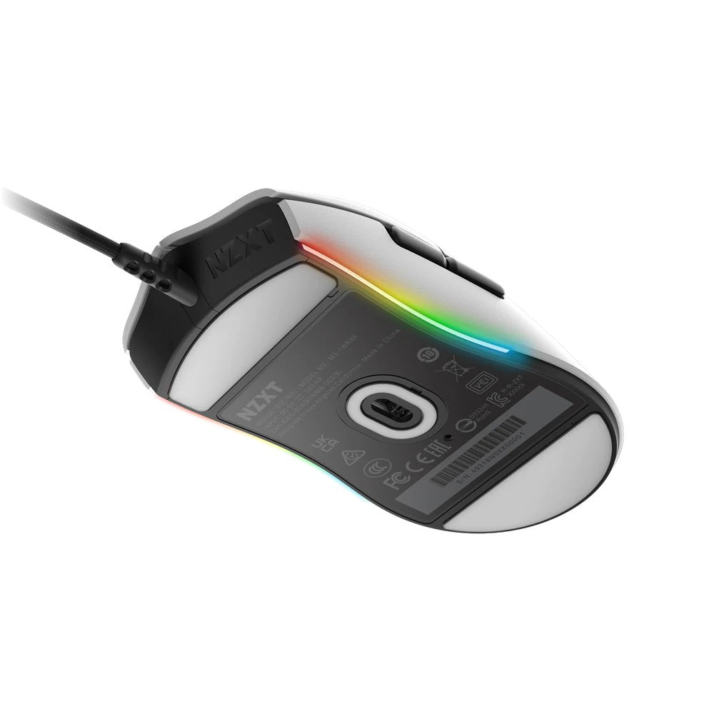 NZXT Lift Wired Gaming Mouse - White - فأرة - Store 974 | ستور ٩٧٤