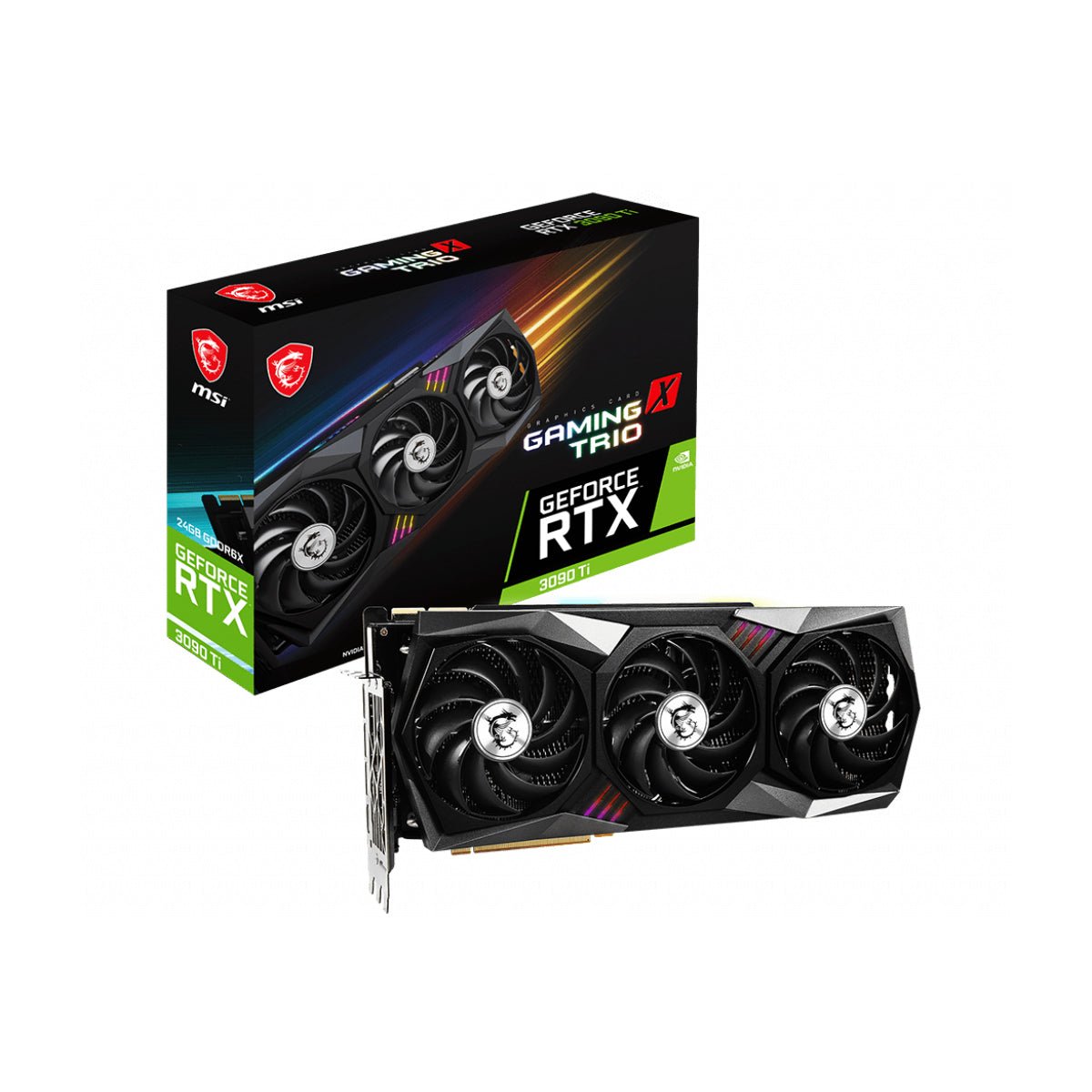 MSI GeForce RTX 3090 Ti Gaming X Trio 24G Graphics Card - Store 974 | ستور ٩٧٤