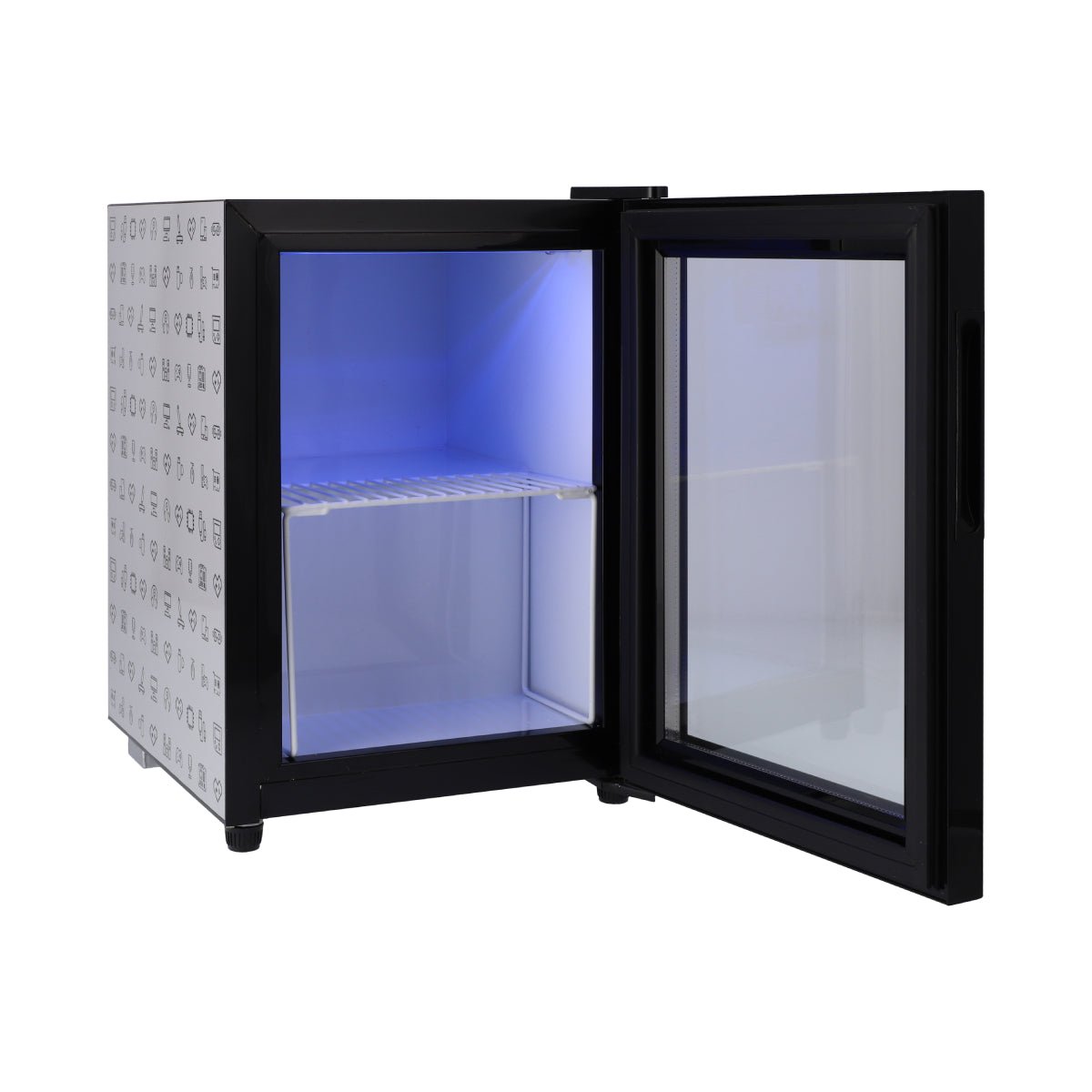 Epic Gamers T-25 Tabletop Fridge 25 Ltr - Black/Gray - ثلاجة Epic Gamers T-25 Tabletop Fridge 25 Ltr - Black/Gray - ثلاجة