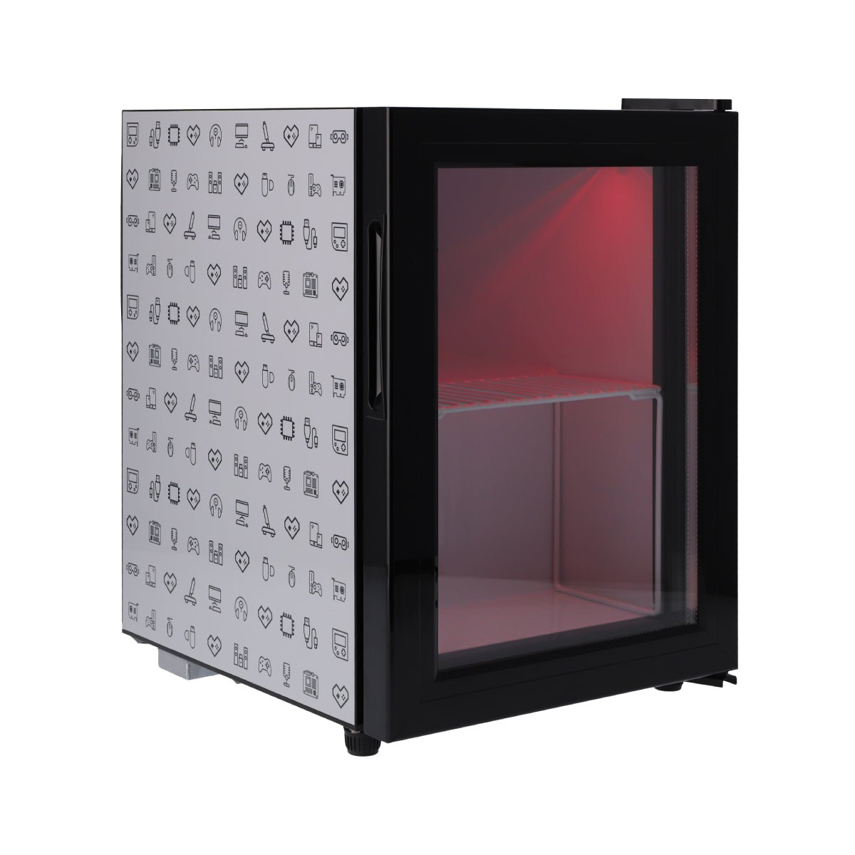 Epic Gamers T-25 Tabletop Fridge 25 Ltr - Black/Gray - ثلاجة Epic Gamers T-25 Tabletop Fridge 25 Ltr - Black/Gray - ثلاجة