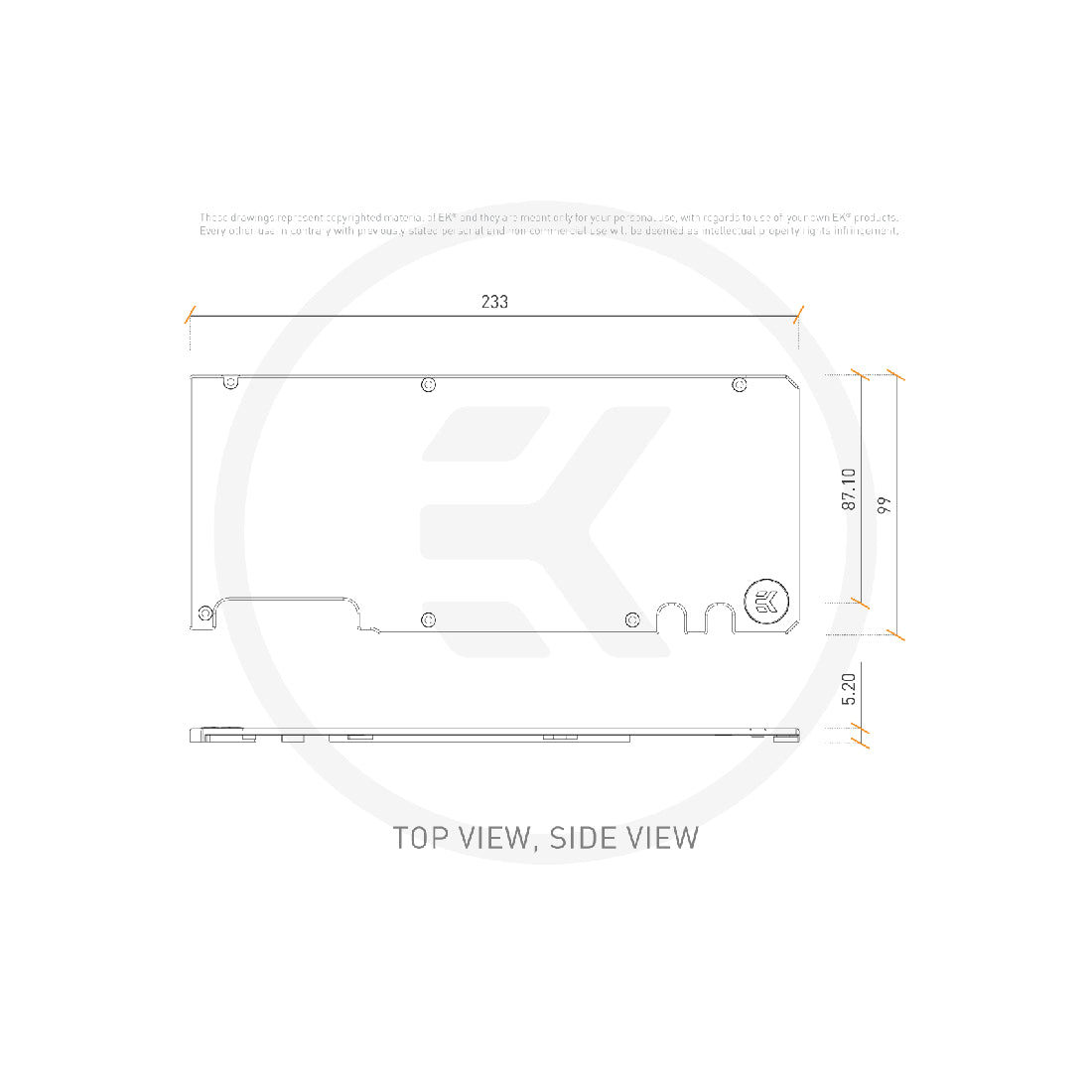 EKWB Quantum Vector Trinity RTX 3080/3090 Backplate Nickel - لوحة كرت الشاشة EKWB Quantum Vector Trinity RTX 3080/3090 Backplate Nickel - لوحة كرت الشاشة