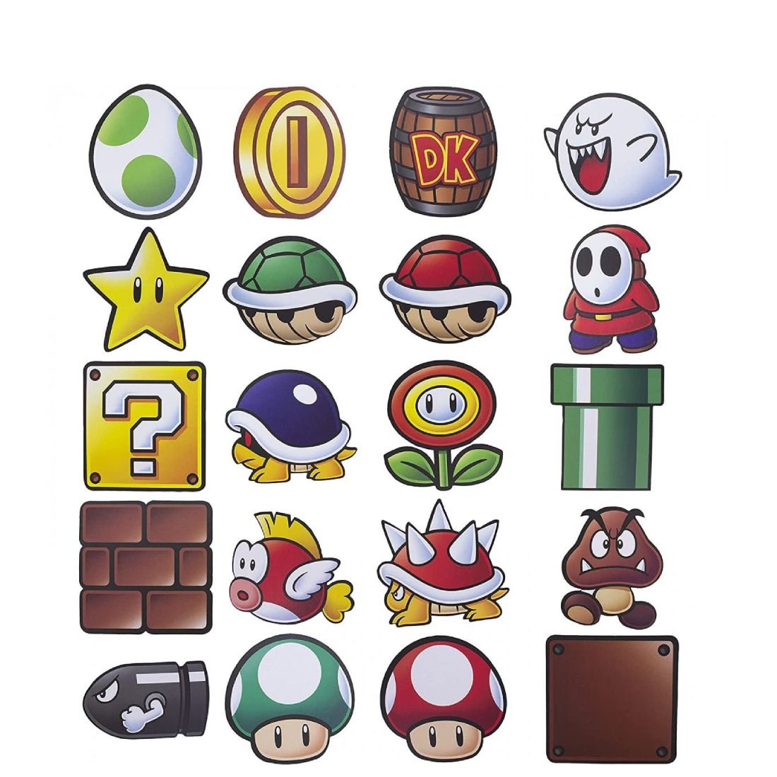 Paladone Super Mario Fun Fact Coasters - أكسسوارات Paladone Super Mario Fun Fact Coasters - أكسسوارات