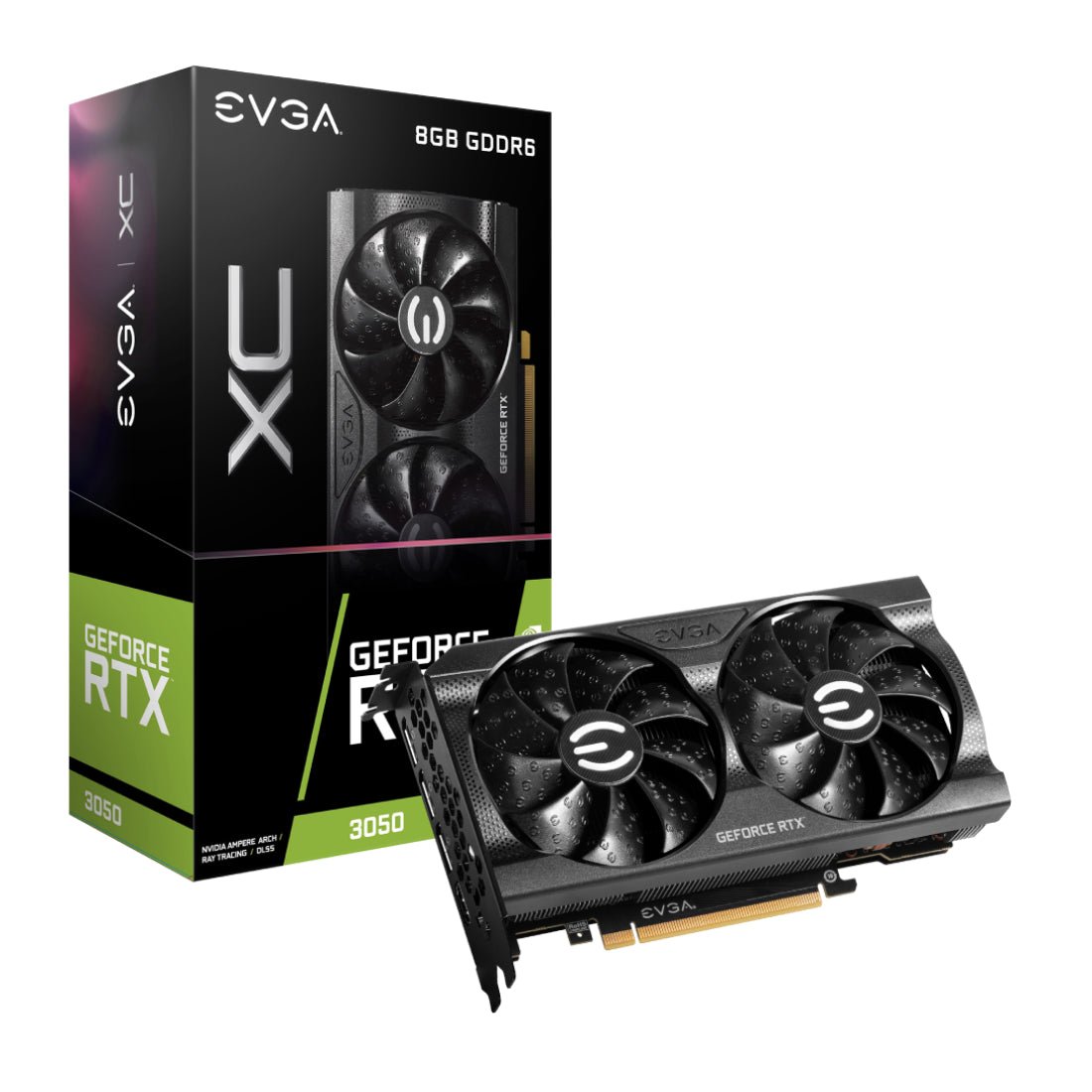 EVGA GeForce RTX 3050 XC 8GB GDDR6 Dual-Fan - Graphics Card - Store 974 | ستور ٩٧٤