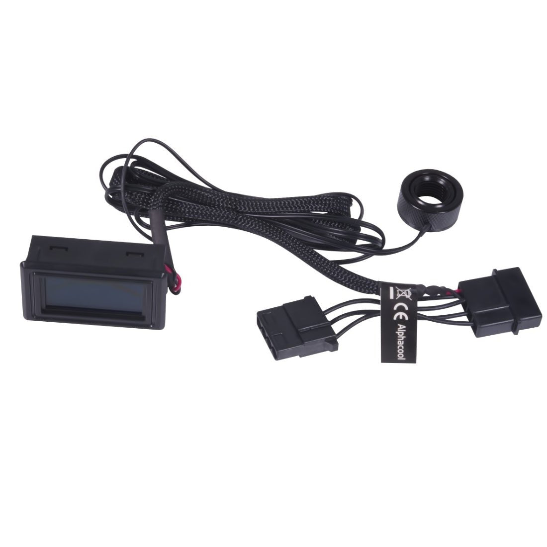 Alphacool Core temperature sensor G1/4 IT/IT with C/F Display - Deep Black - مستشعر حرارة Alphacool Core temperature sensor G1/4 IT/IT with C/F Display - Deep Black - مستشعر حرارة