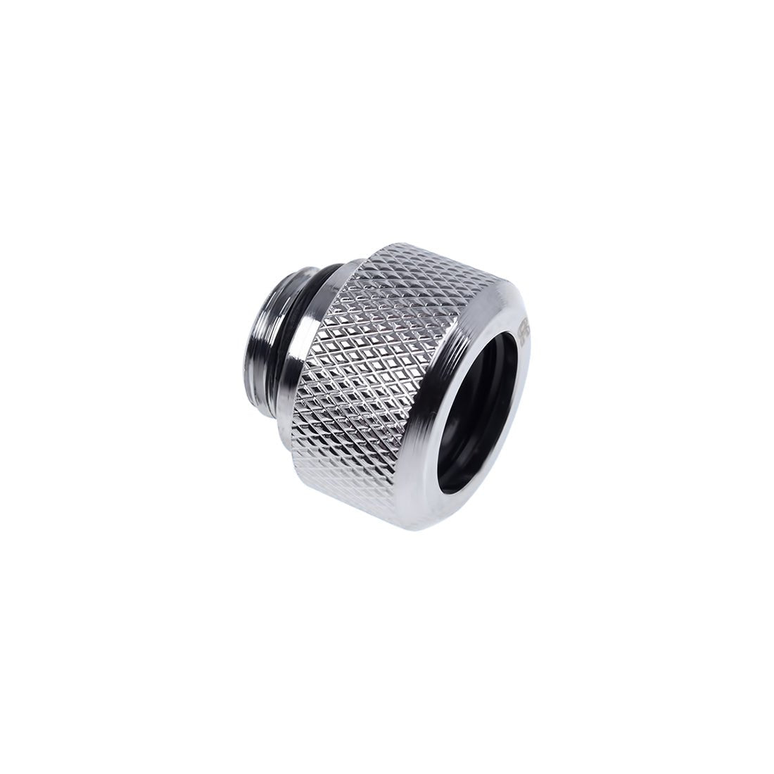 Alphacool Eiszapfen 13mm HardTube compression fitting G1/4 - knurled - Chrome - Store 974 | ستور ٩٧٤