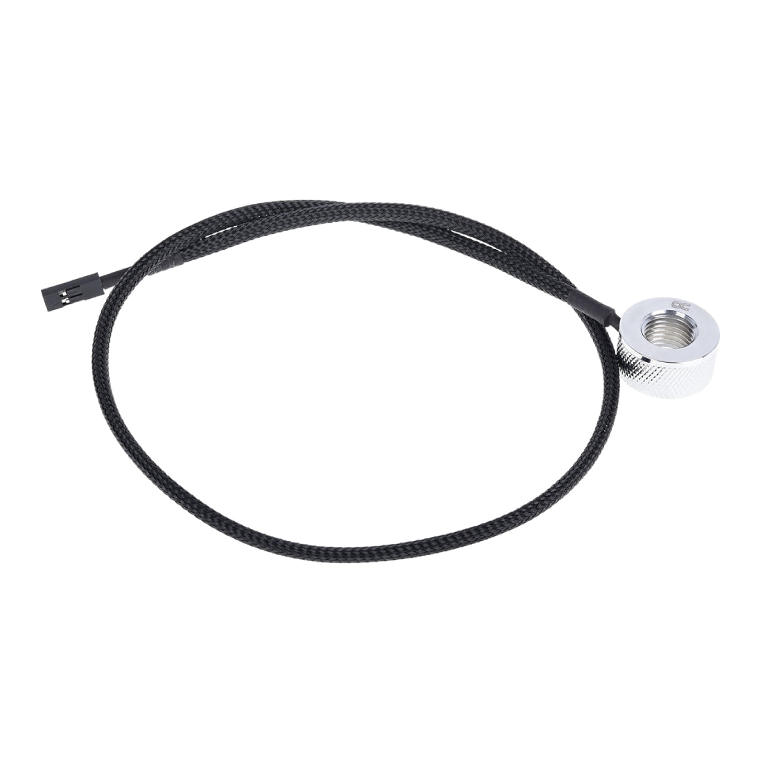 Alphacool Eiszapfen temperature sensor G1/4 IG/IG with AG adapter - Chrome - مستشعر حرارة Alphacool Eiszapfen temperature sensor G1/4 IG/IG with AG adapter - Chrome - مستشعر حرارة