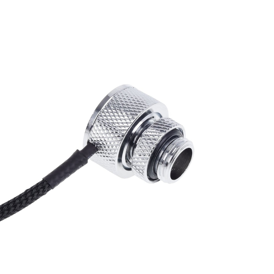 Alphacool Eiszapfen temperature sensor G1/4 IG/IG with AG adapter - Chrome - Store 974 | ستور ٩٧٤