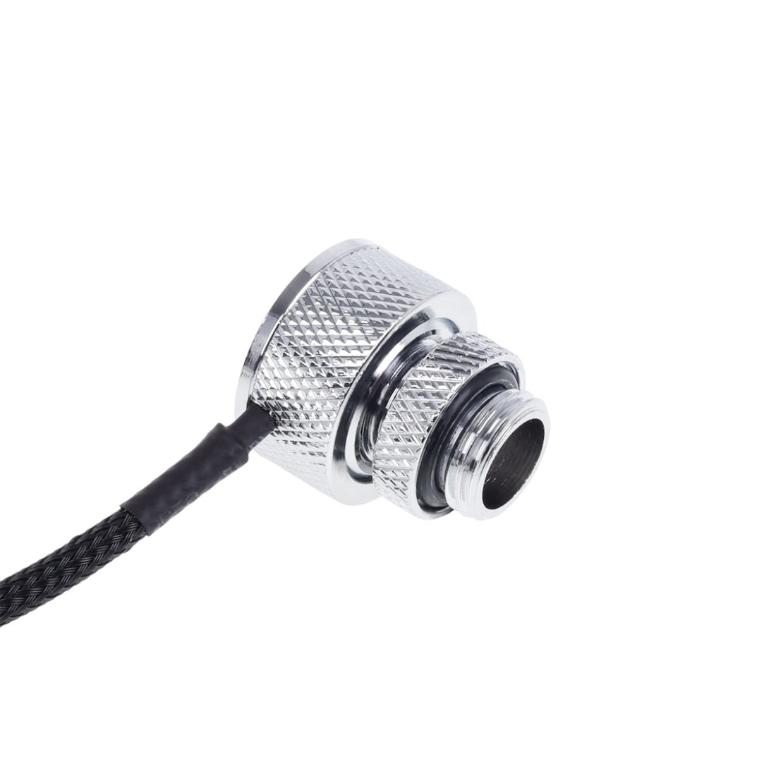 Alphacool Eiszapfen temperature sensor G1/4 IG/IG with AG adapter - Chrome - مستشعر حرارة Alphacool Eiszapfen temperature sensor G1/4 IG/IG with AG adapter - Chrome - مستشعر حرارة