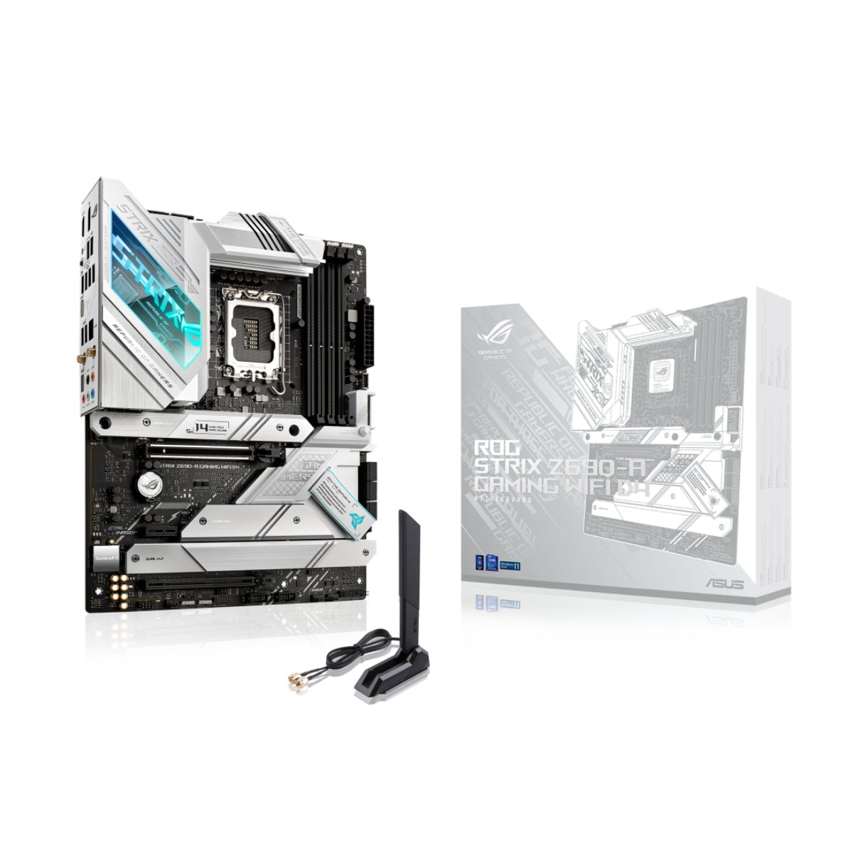 Asus Intel Z690 ROG Strix Z690-A D4 PCIe 5.0 ATX Gaming WiFi Motherboard - Store 974 | ستور ٩٧٤