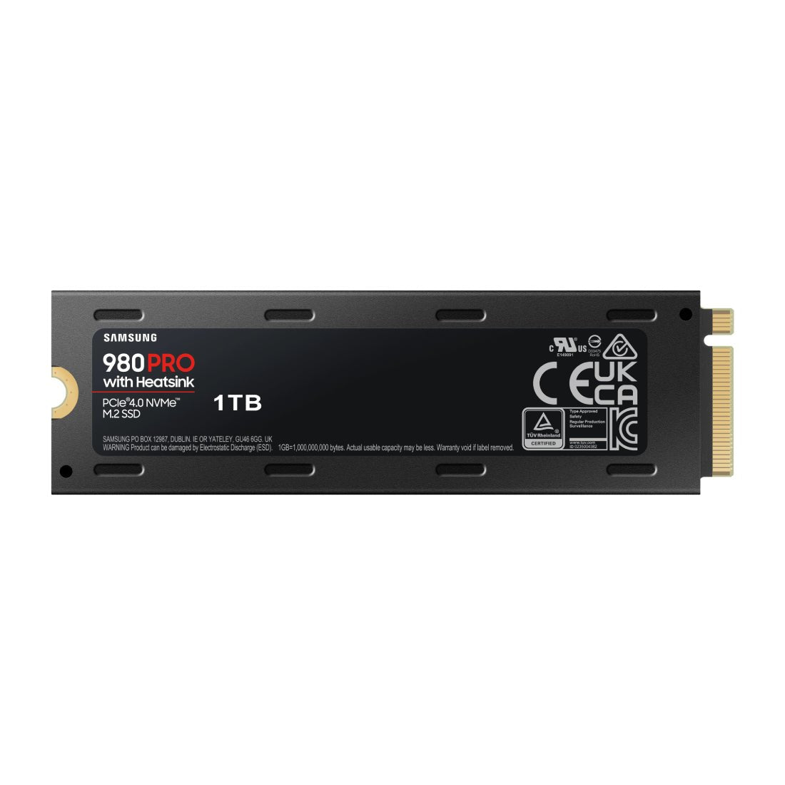 Samsung 980 PRO 1TB PCIe 4.0 with Heatsink M.2 Internal SSD - Store 974 | ستور ٩٧٤