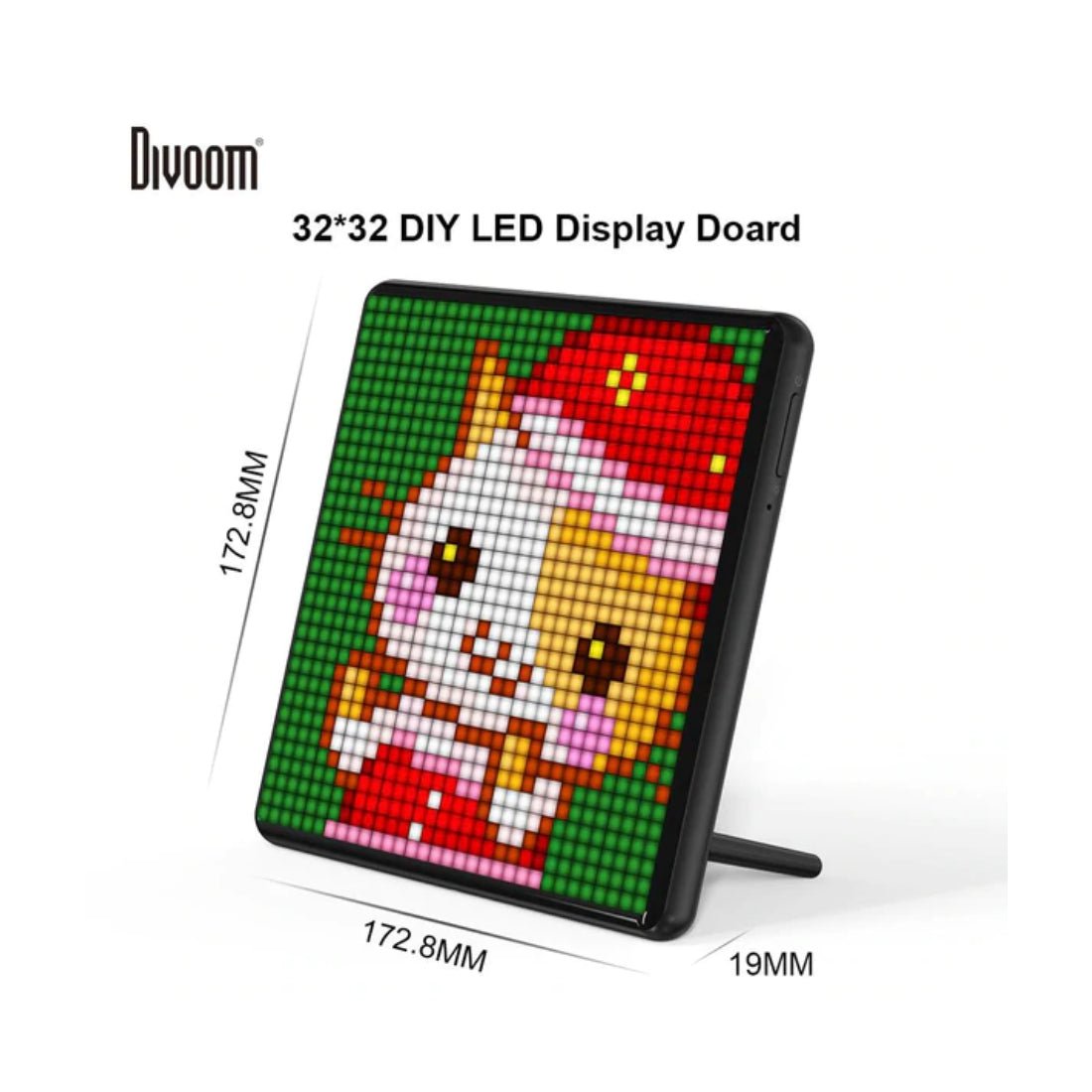 Divoom Pixoo Max Digital Frame - Black - شاشة Divoom Pixoo Max Digital Frame - Black - شاشة