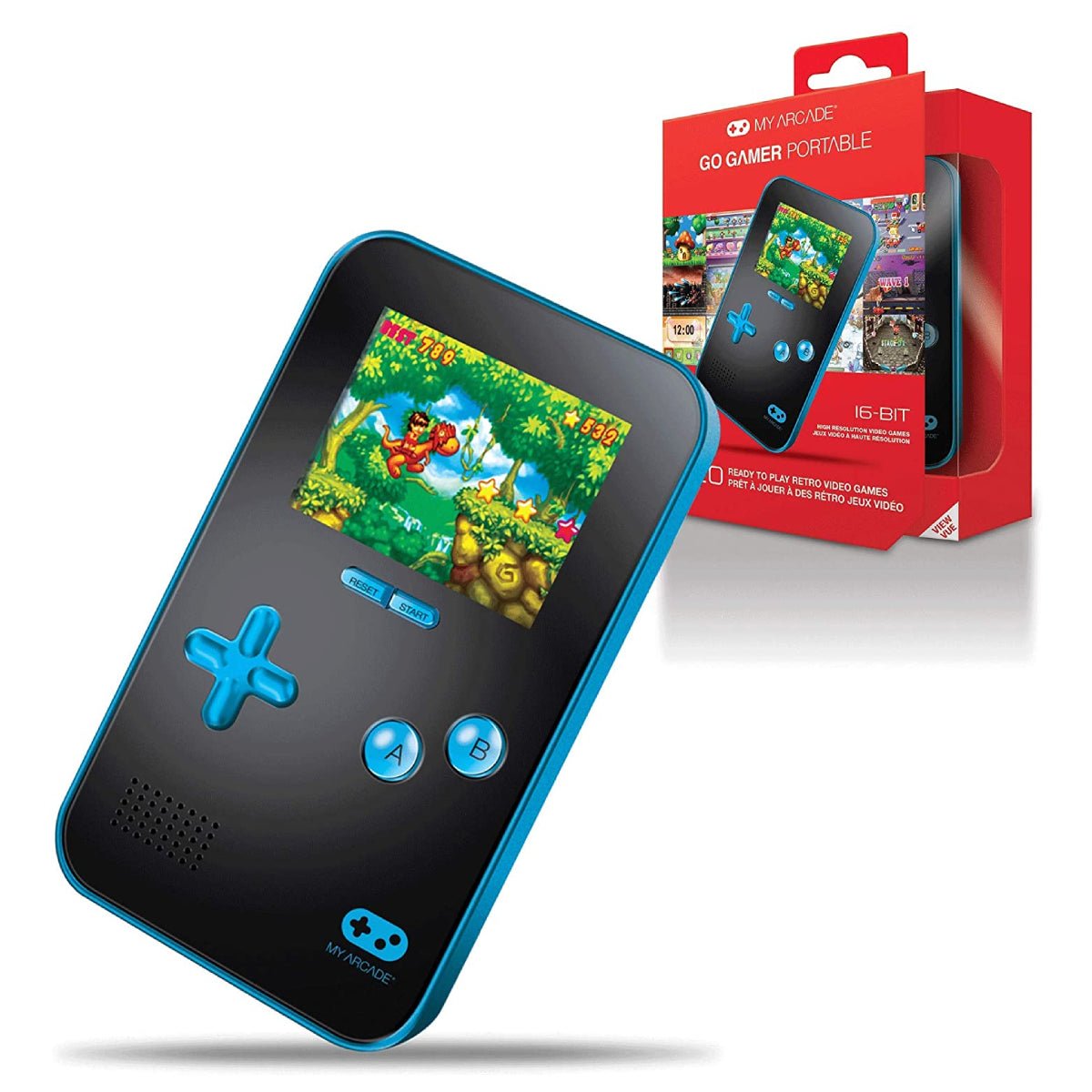 DreamGear Go Gamer Portable - Blue/Black - Store 974 | ستور ٩٧٤