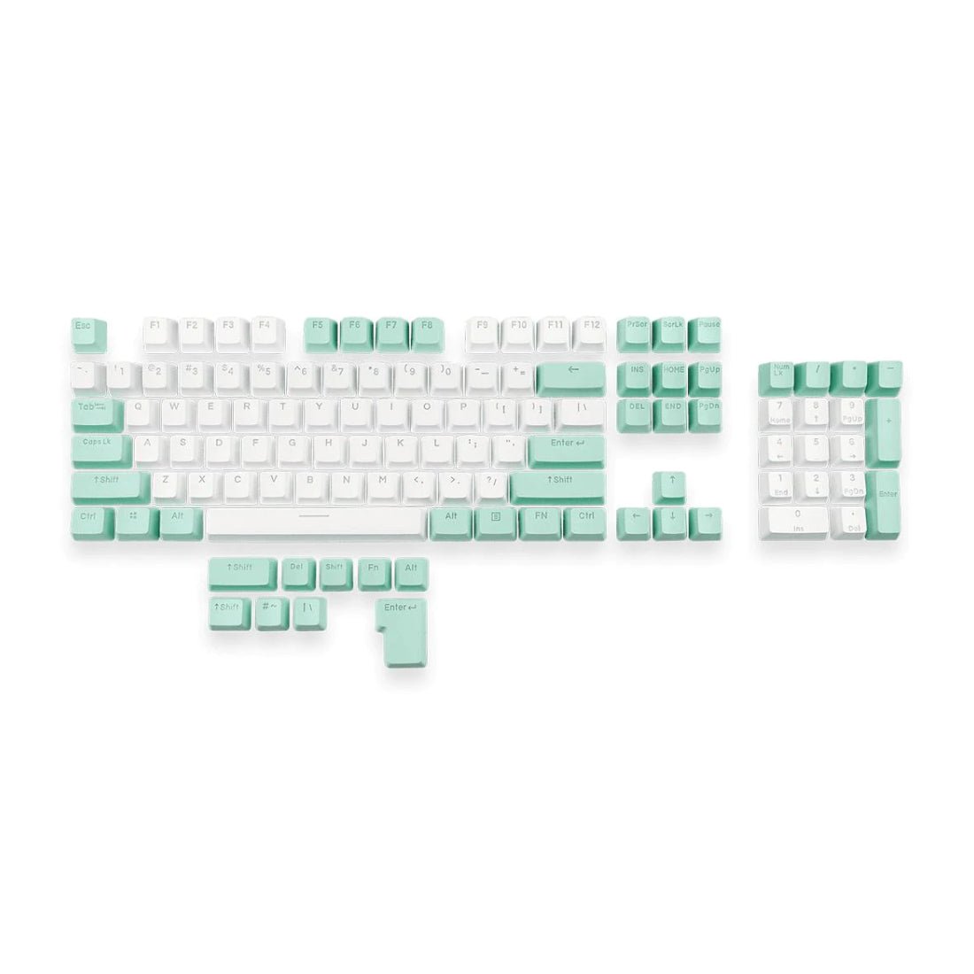 Mountain Mineral PBT Keycap set - Aquamarine A - أكسسوار لوحة مفاتيح Mountain Mineral PBT Keycap set - Aquamarine A - أكسسوار لوحة مفاتيح
