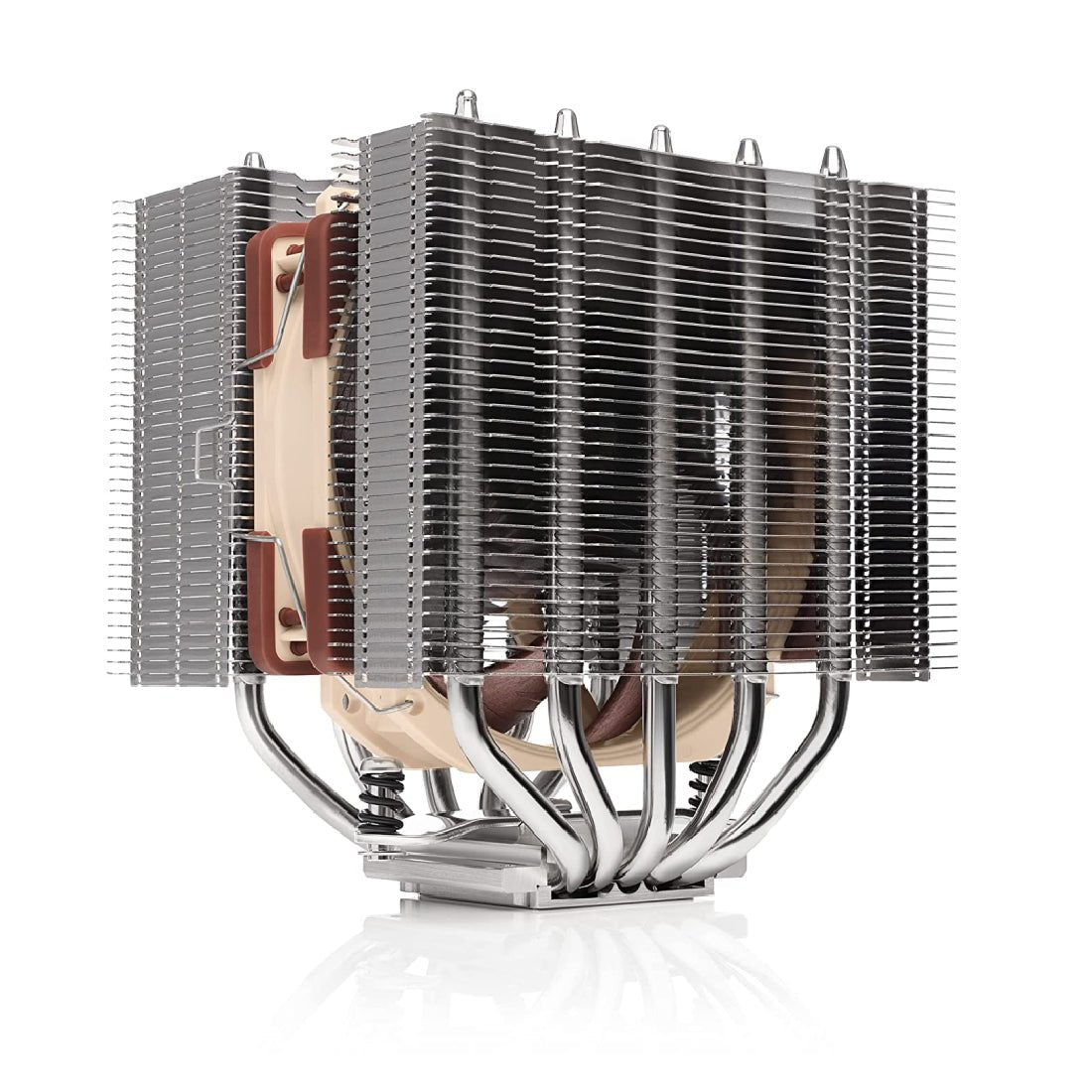 Noctua NH-D12L, Low-Height Dual-Tower CPU Cooler (120mm, Brown) - Store 974 | ستور ٩٧٤