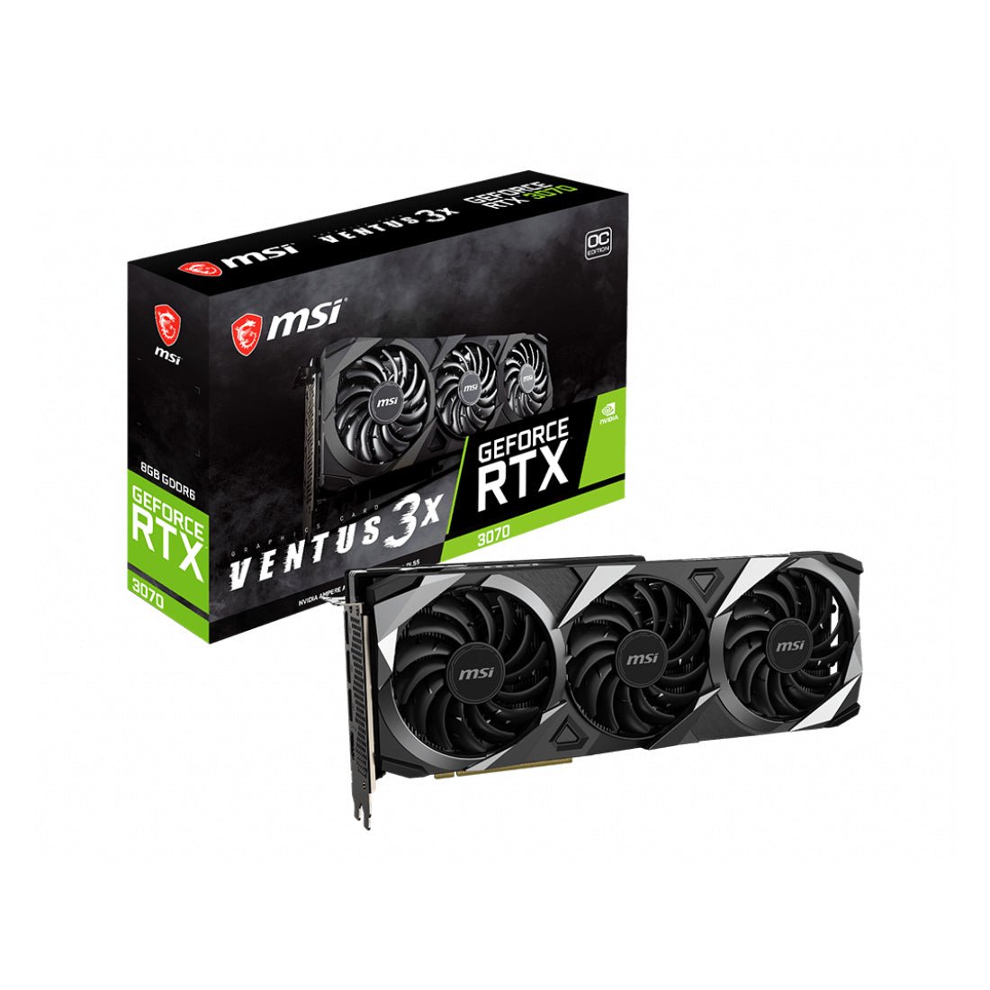MSI GeForce RTX 3070 VENTUS 3X 8G OC LHR - Store 974 | ستور ٩٧٤
