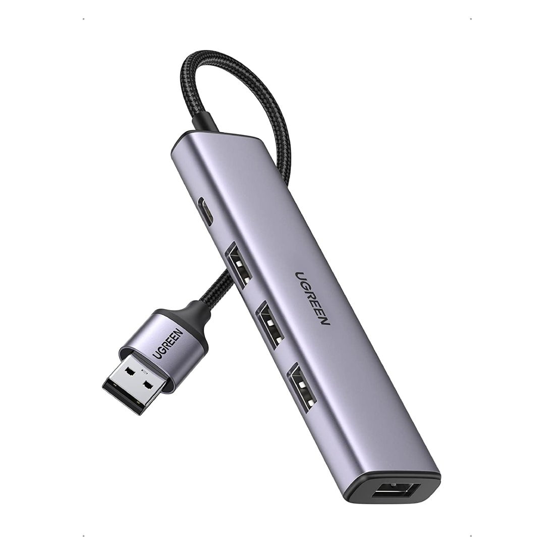 Ugreen USB 3.0 A 4 Ports Hub with USB-C Power Port - Store 974 | ستور ٩٧٤