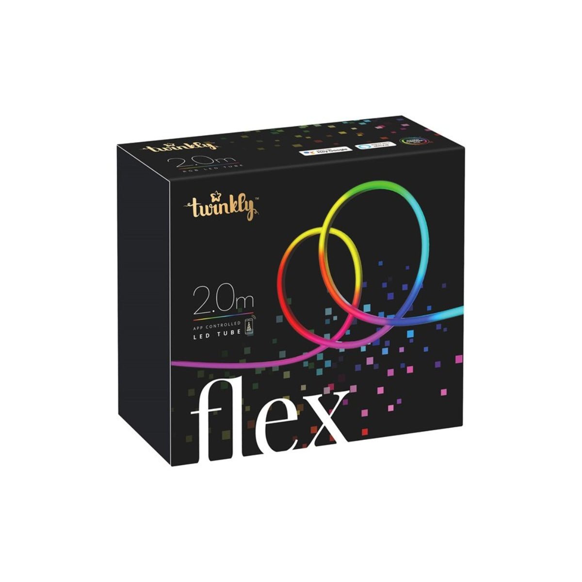 Twinkly App-controlled Flexible Gen II 2m LED Tube - White - إضاءة Twinkly App-controlled Flexible Gen II 2m LED Tube - White - إضاءة
