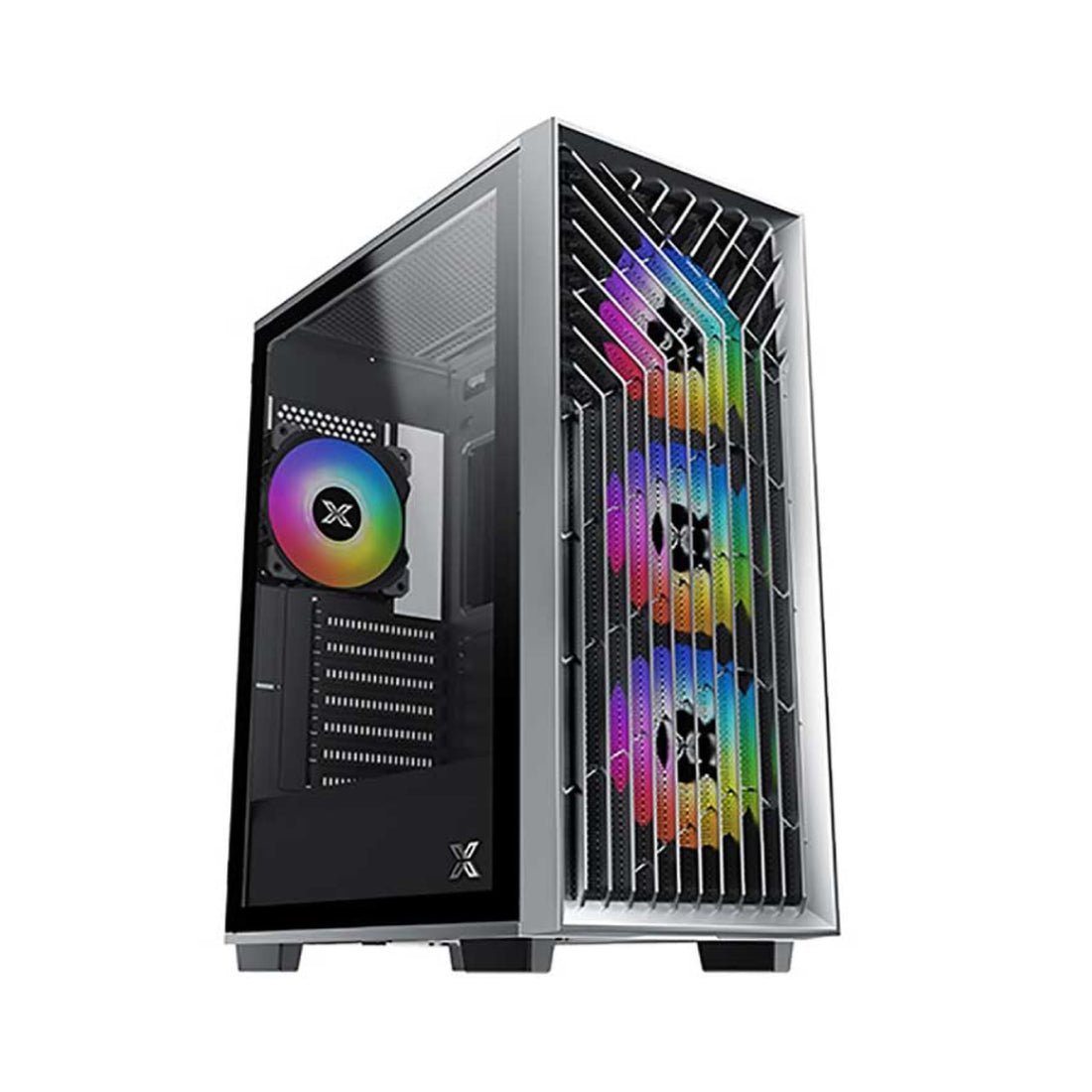 Xigmatek LUX G Shadow Mid Tower Case - Metal Gray - Store 974 | ستور ٩٧٤