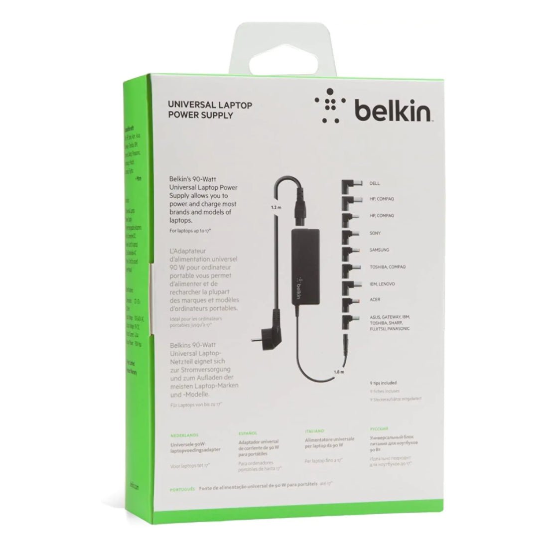 Belkin Universal AC/DC 90W Laptop Power Supply Adapter - Store 974 | ستور ٩٧٤