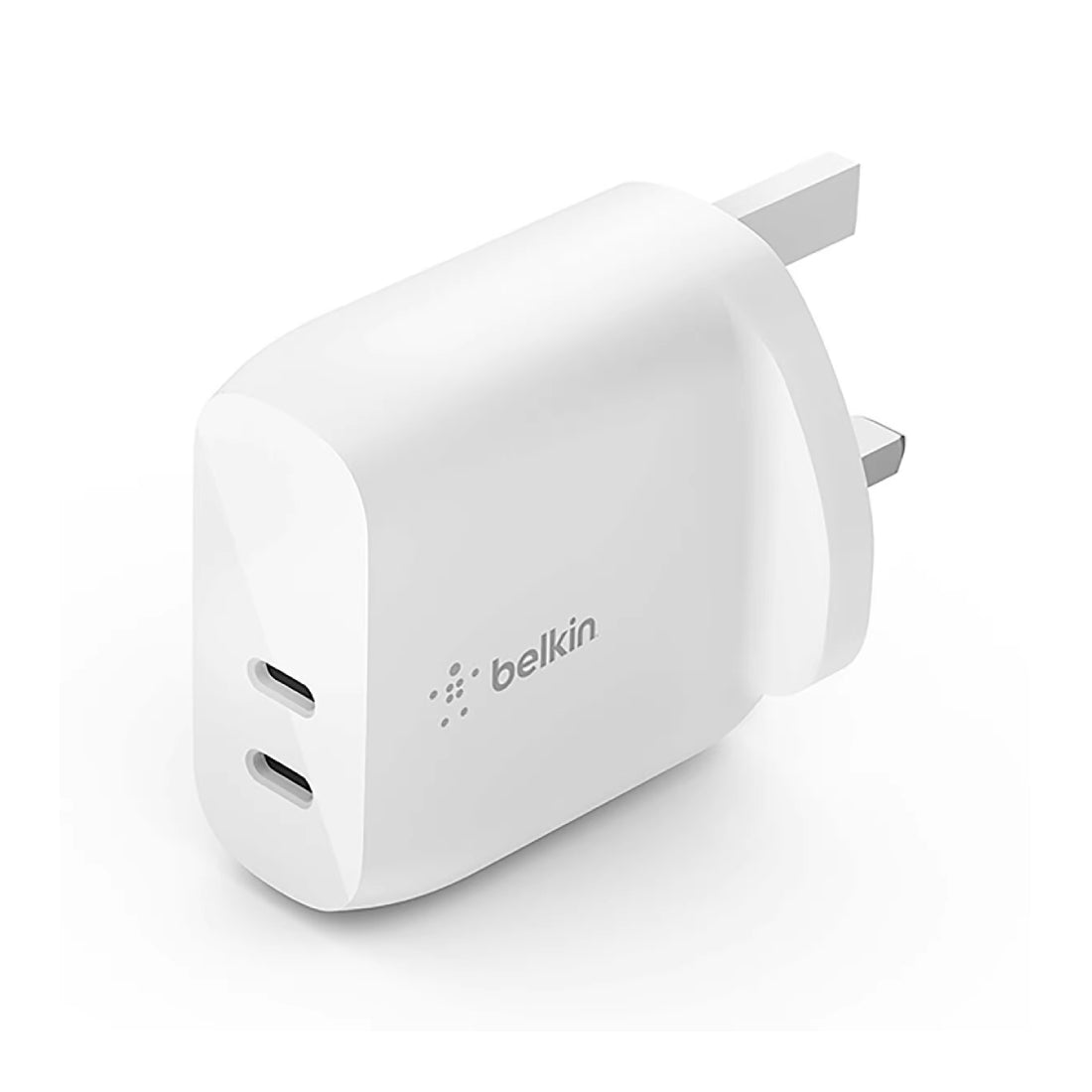 Belkin Dual USB-C PD Charger 20W - White - Store 974 | ستور ٩٧٤
