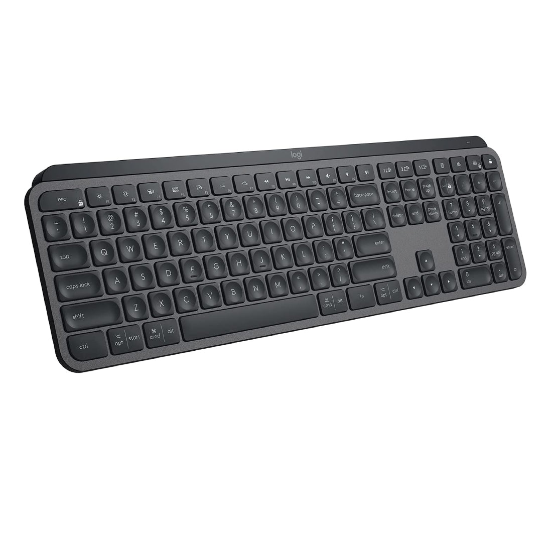 Logitech MX Keys Advanced Wireless Illuminated Keyboard - Graphite - Store 974 | ستور ٩٧٤