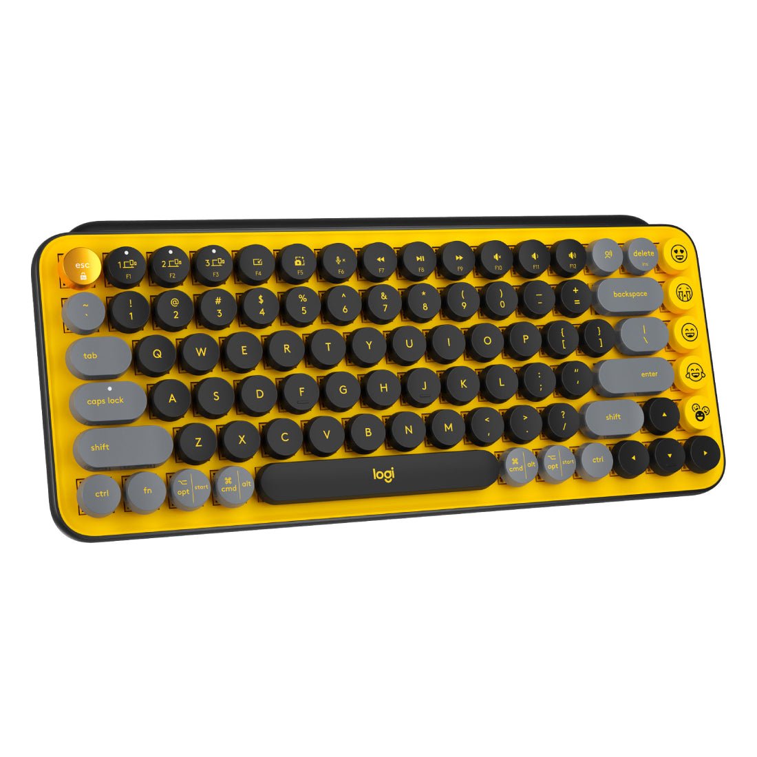 Logitech POP Keys Wireless Mechanical Keyboard - Blast Yellow - Store 974 | ستور ٩٧٤