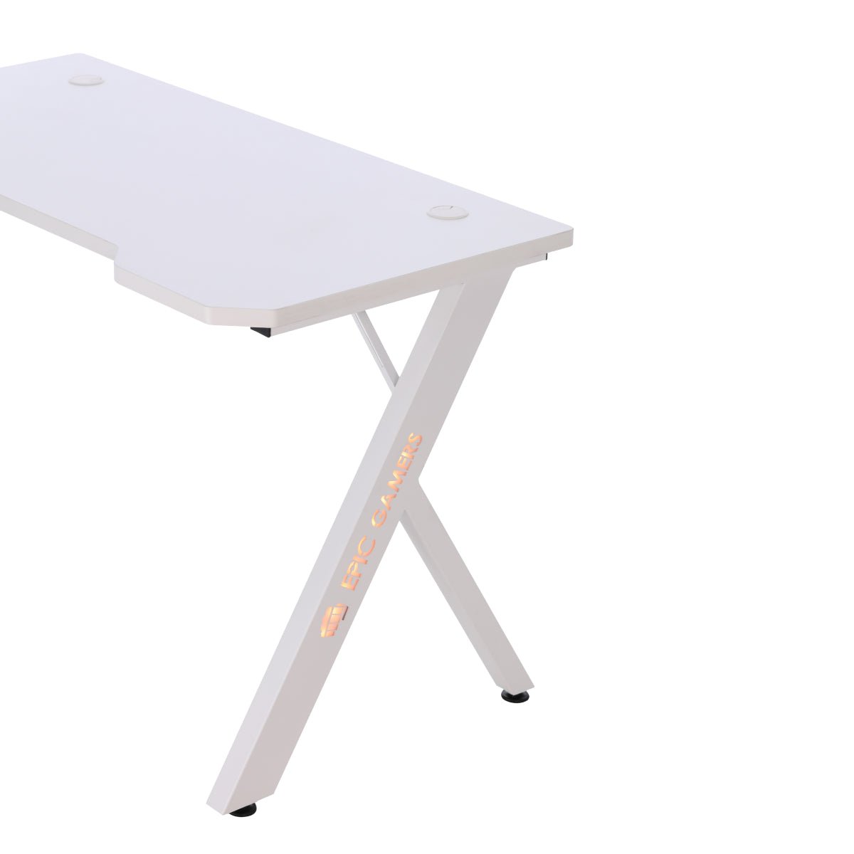 Epic Gamers Gaming Desk V2 - White - طاولة Epic Gamers Gaming Desk V2 - White - طاولة