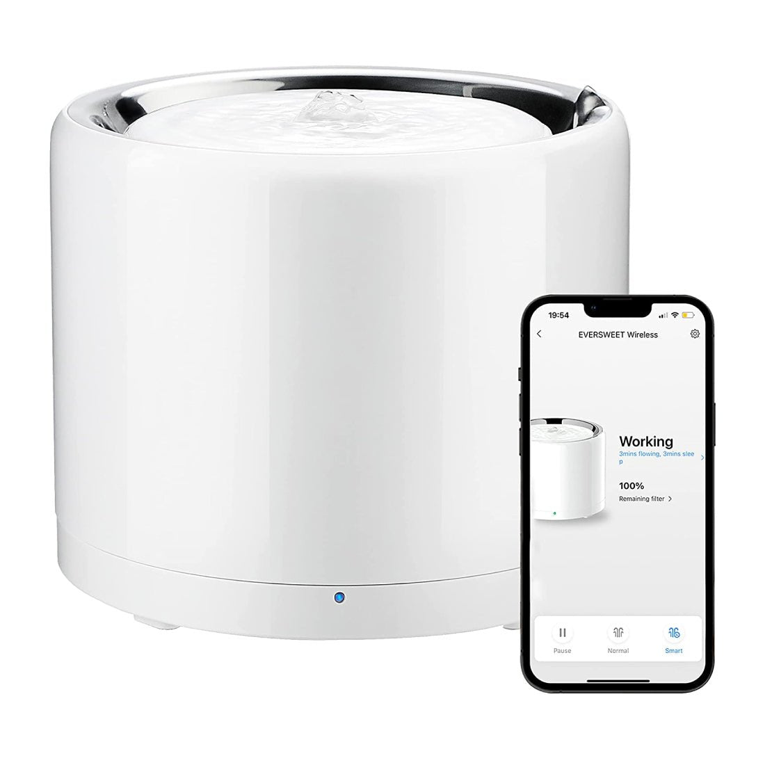 Petkit Eversweet 3 Pro Wireless Smart Pet Water Fountain - Nazeorة Myiaah Lllقطط