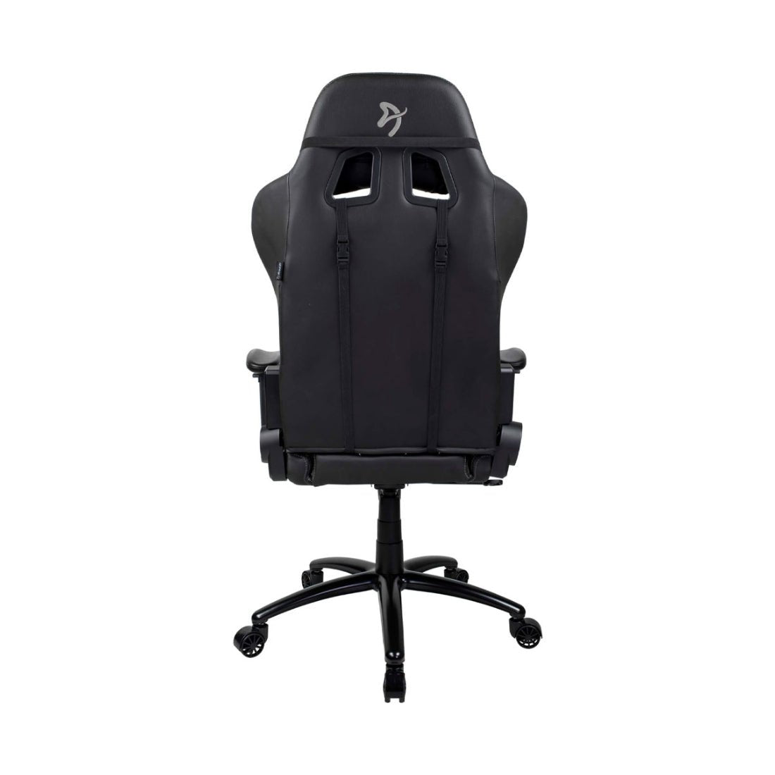Arozzi Inizio PU Leather Gray Logo Gaming Chair - Black - Store 974 | ستور ٩٧٤