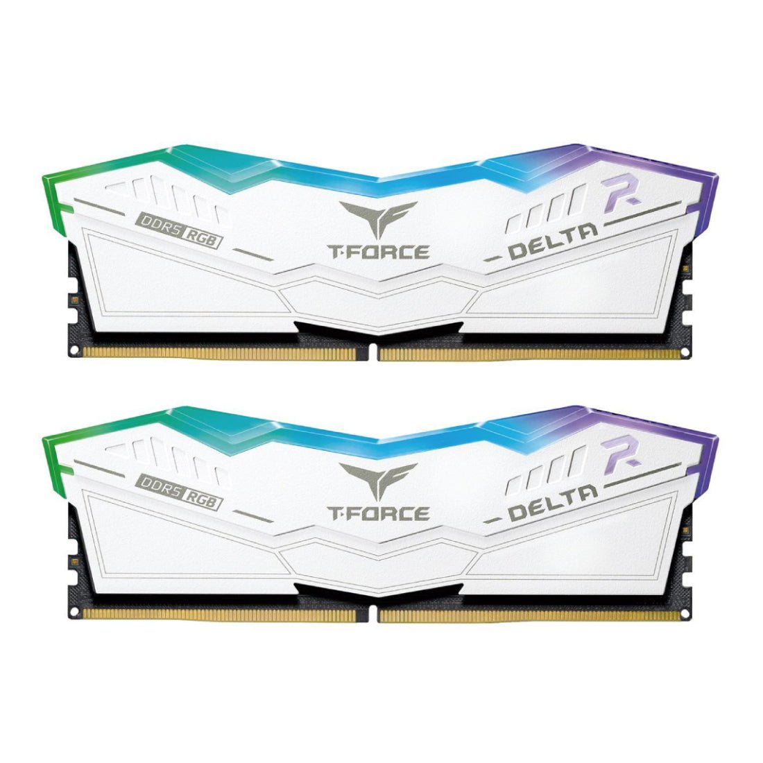 Team Group T-Force Delta RGB 32GB (2 x 16GB) DDR5 5600MHz - White - Store 974 | ستور ٩٧٤