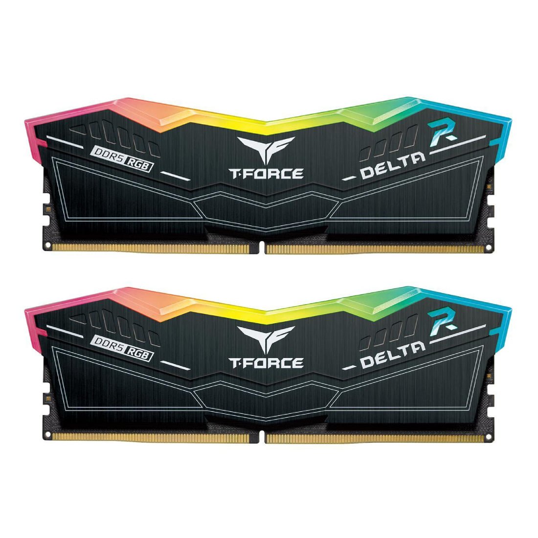 Team Group T-Force Delta RGB 32GB (2 x 16GB) DDR5 5200MHz - Black - Store 974 | ستور ٩٧٤