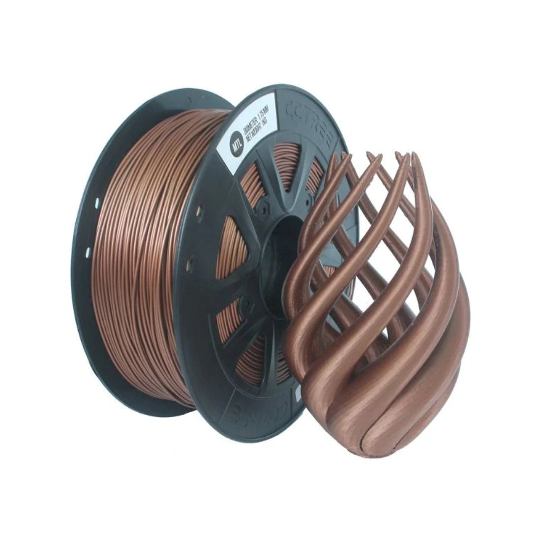 Voltaat CCTREE PLA Filament 1 KG - 1.75 mm - Copper - Store 974 | ستور ٩٧٤