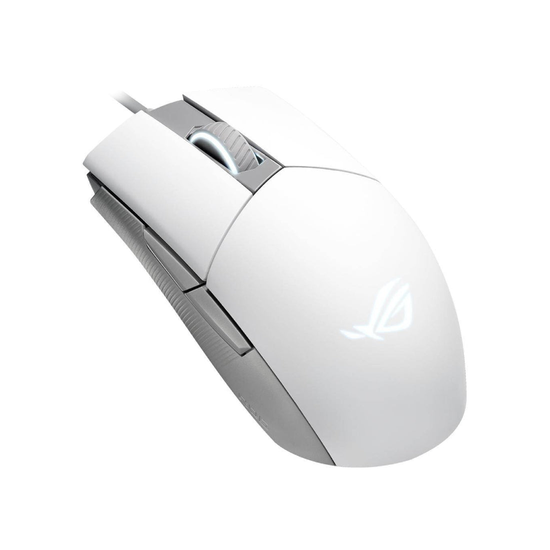 Asus ROG Strix Impact II Moonlight Wired Gaming Mouse - White/ Grey - Store 974 | ستور ٩٧٤