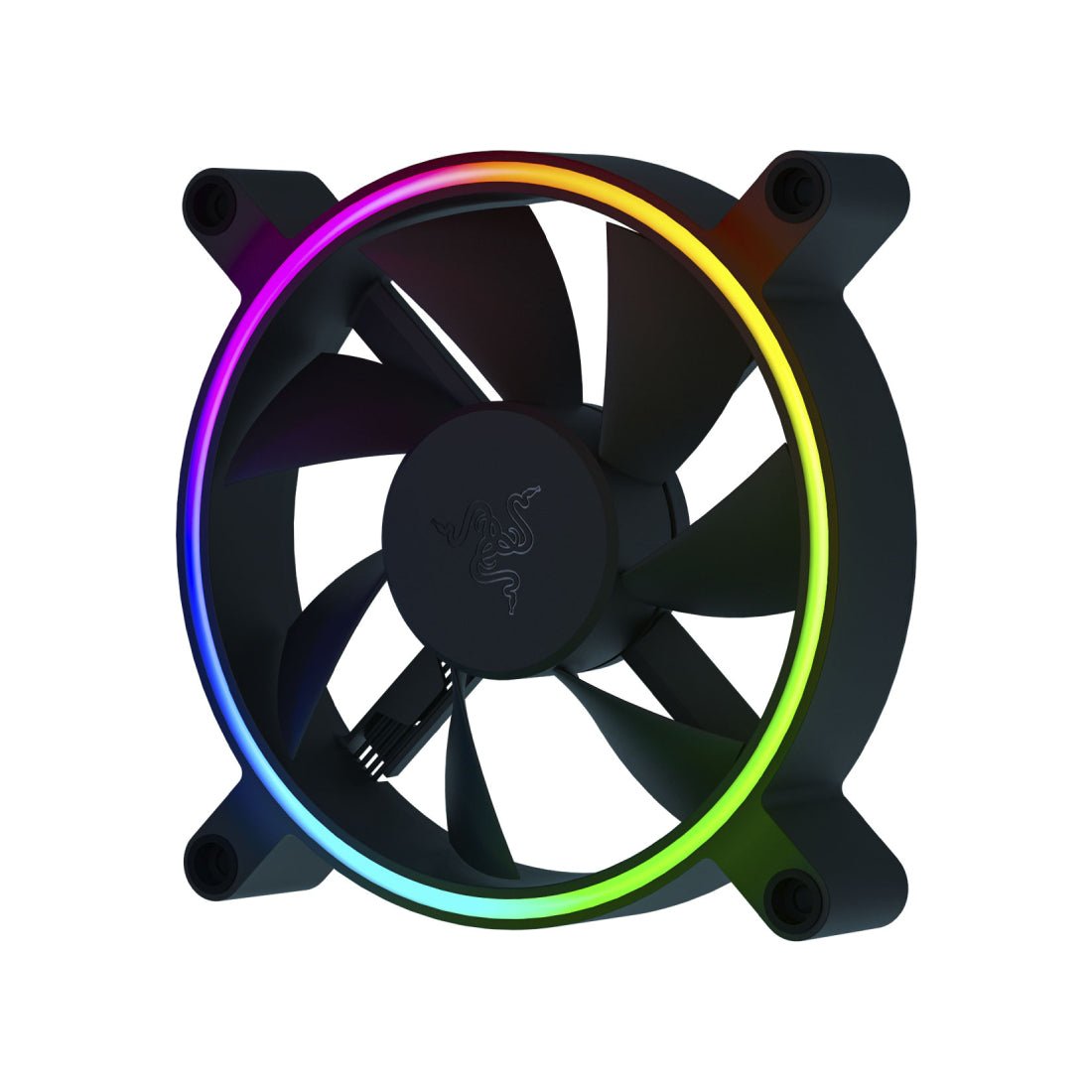 Razer Kunai Chroma 120mm Triple ARGB Fan - Black - مروحة تبريد