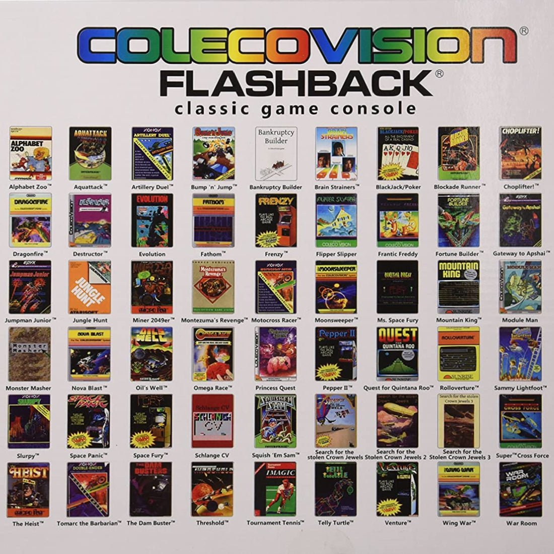Atari ColecoVision Flashback CV450 TV Game Console - جهاز ألعاب Atari ColecoVision Flashback CV450 TV Game Console - جهاز ألعاب