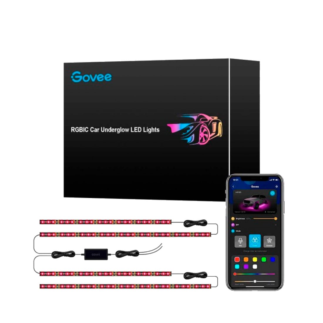 Govee RGBIC Underglow Car Lights - إضaءة Govee RGBIC Underglow Car Lights - إضaءة