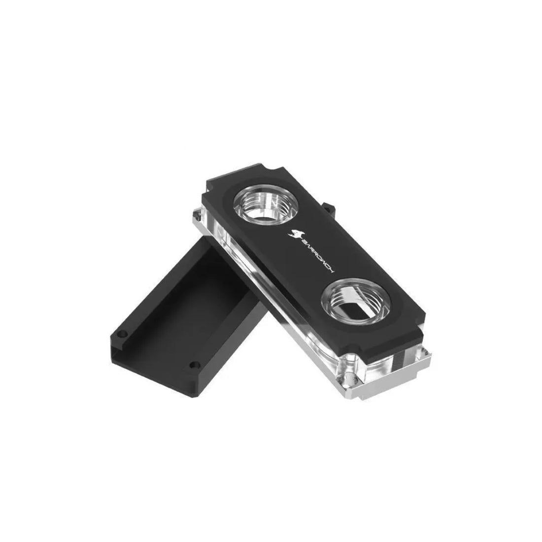 Barrowch M2 Hard Disk Water Block Acrylic Edition - Black - خزان مياه Barrowch M2 Hard Disk Water Block Acrylic Edition - Black - خزان مياه