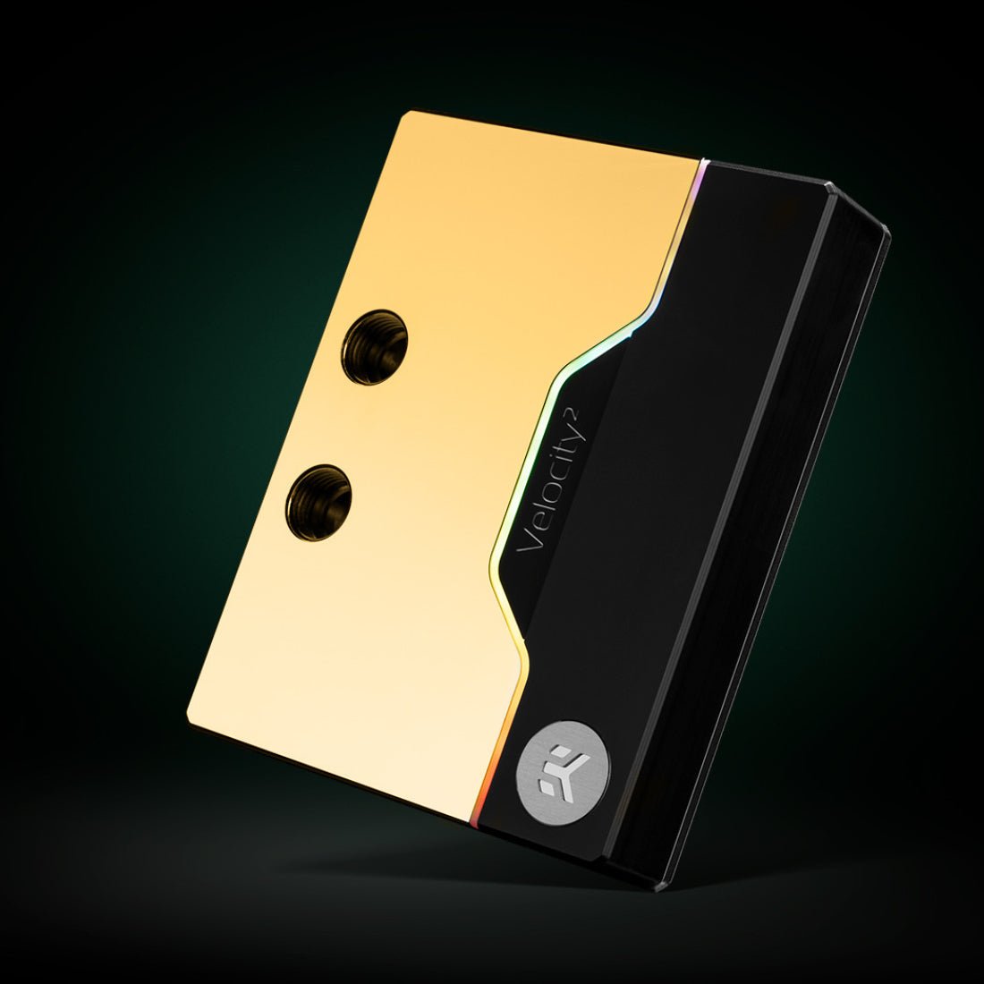 EKWB EK-Quantum Velocity 2 D-RGB - AM4 Nickel + Gold - مبرد EKWB EK-Quantum Velocity 2 D-RGB - AM4 Nickel + Gold - مبرد