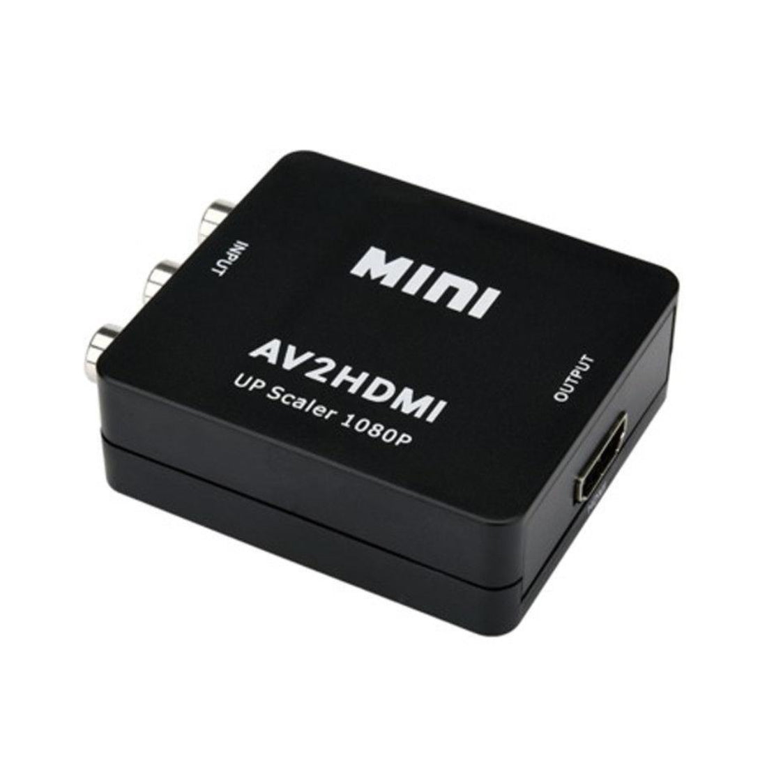 MINI AV2HDMI RCA to HDMI 1080P Video Converter - Black - Store 974 | ستور ٩٧٤